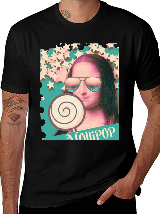 Mona Lisa Lollipop Graphic Tee