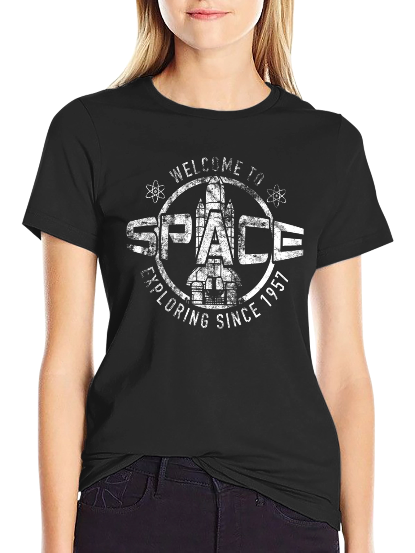 Welcome to Space T-Shirt - Exploring Since 1957