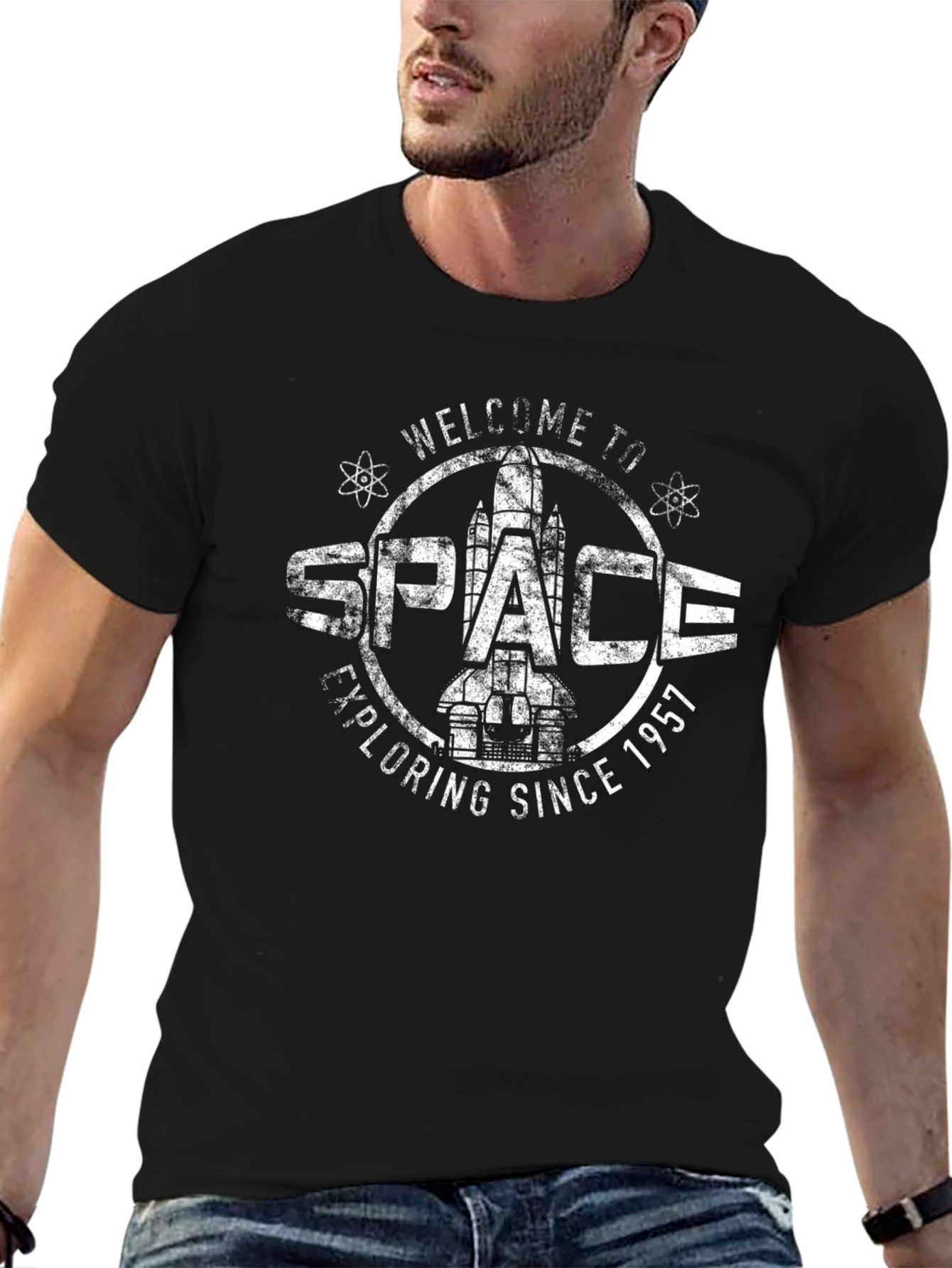 Welcome to Space T-Shirt - Exploring Since 1957