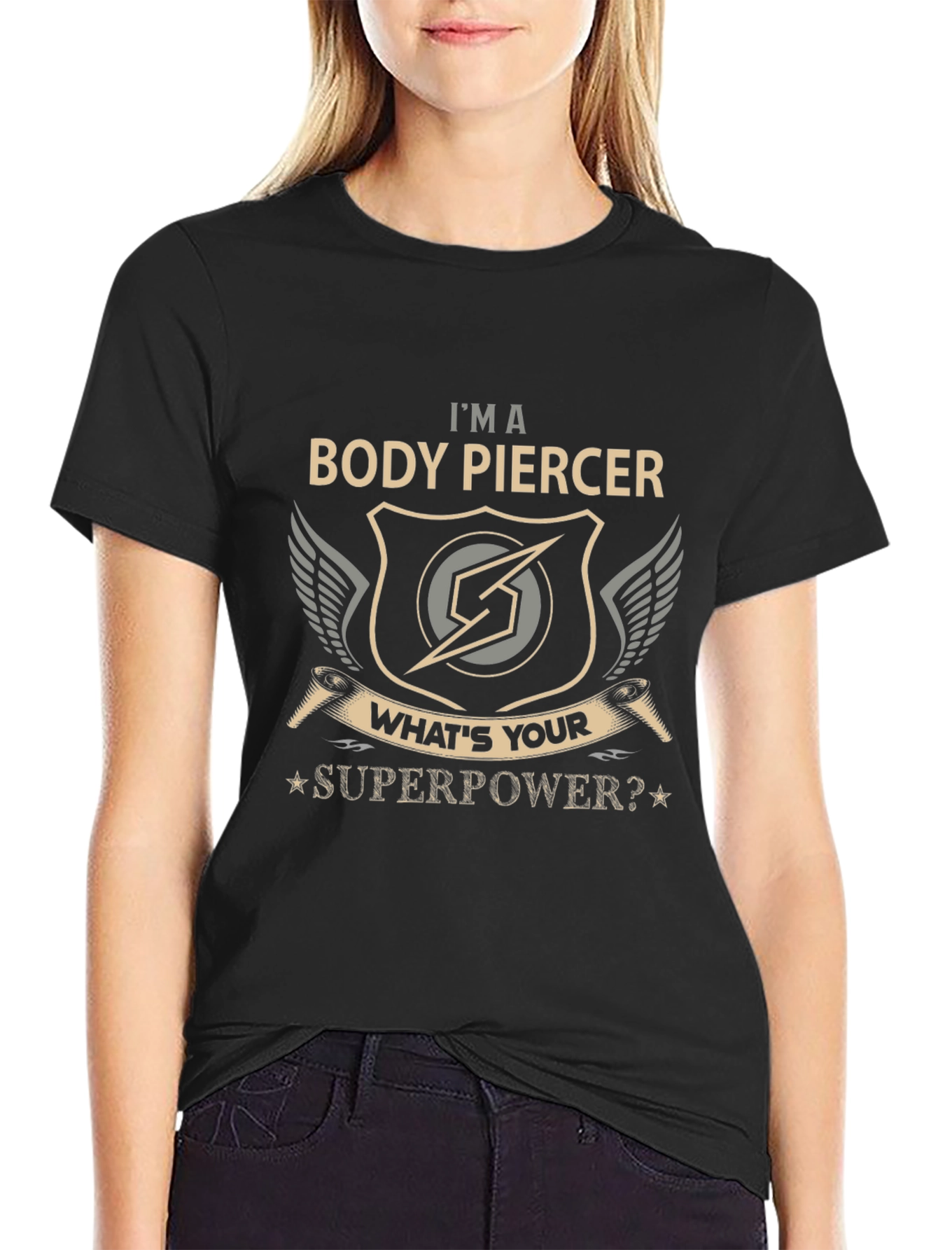 Body Piercer Superpower Graphic Tee