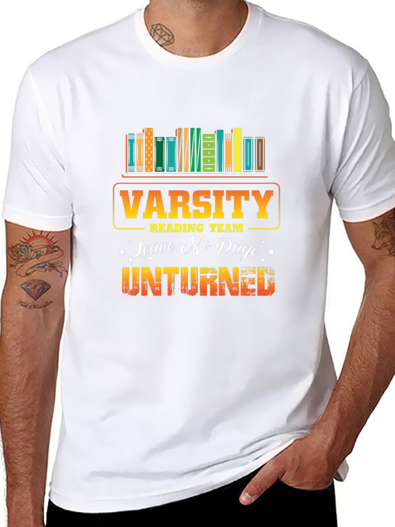 Varsity Reading Team T-Shirt - Book Lover Tee