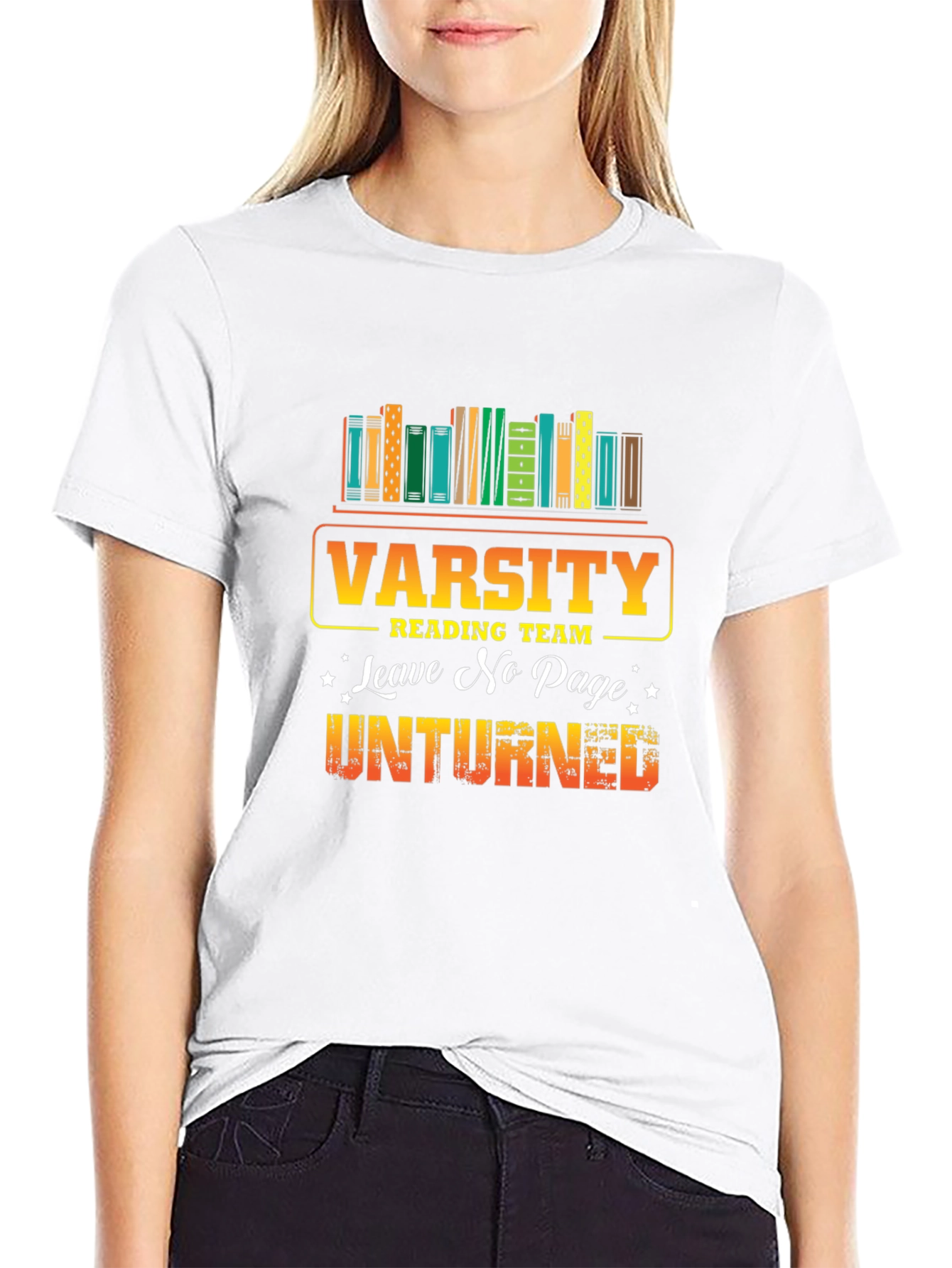 Varsity Reading Team T-Shirt - Book Lover Tee