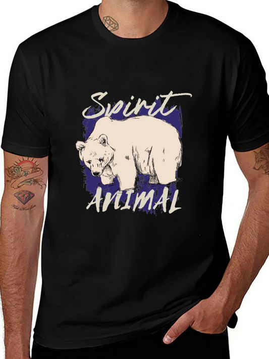 Bear Spirit Animal Graphic T-Shirt