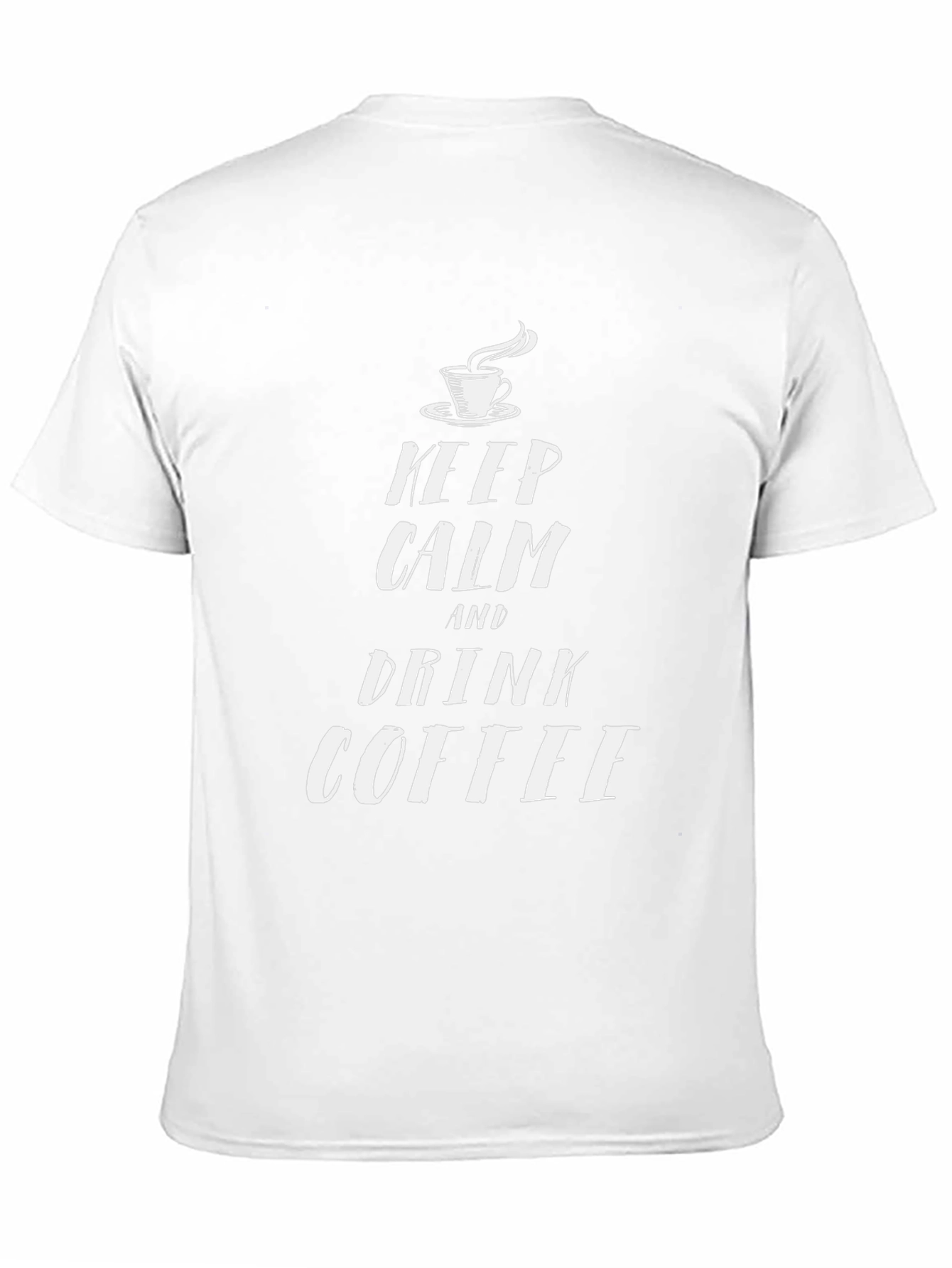 Keep Calm and Drink Coffee Black T-Shirt