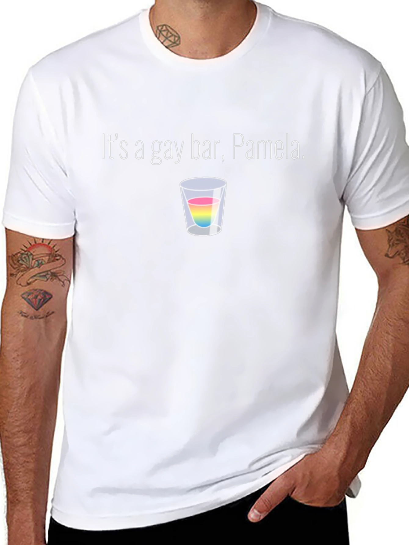Its a Gay Bar Pamela Pride T-Shirt