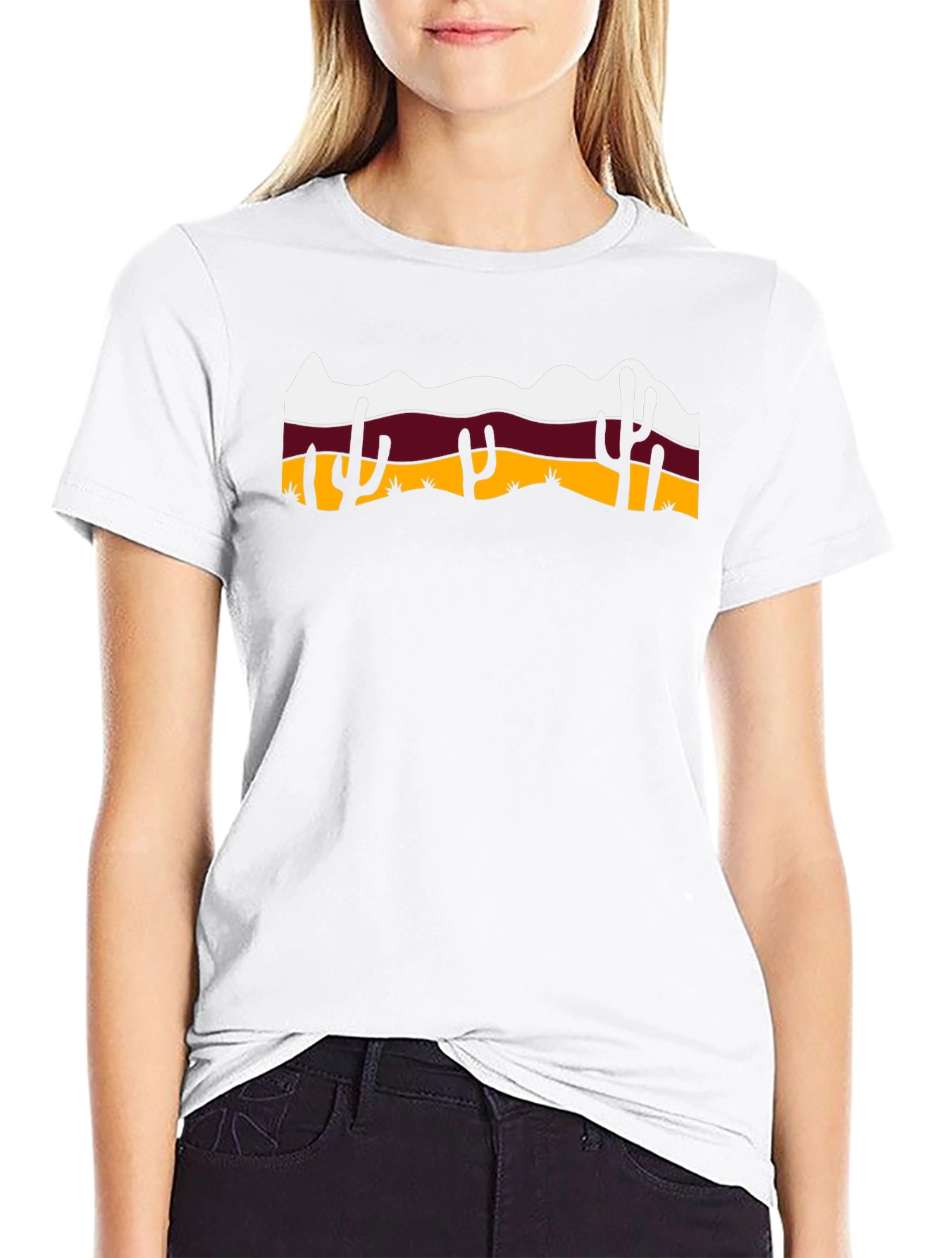 Desert Scene Graphic Tee - Black T-Shirt