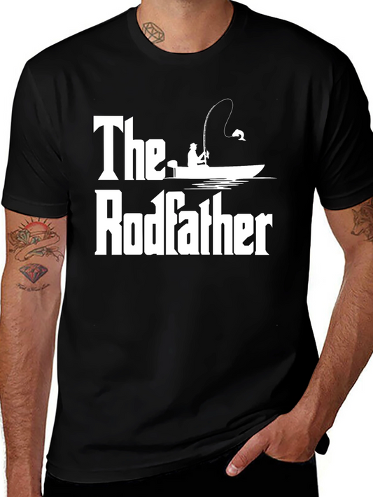 The Rodfather Fishing T-Shirt - Funny Fisherman Tee
