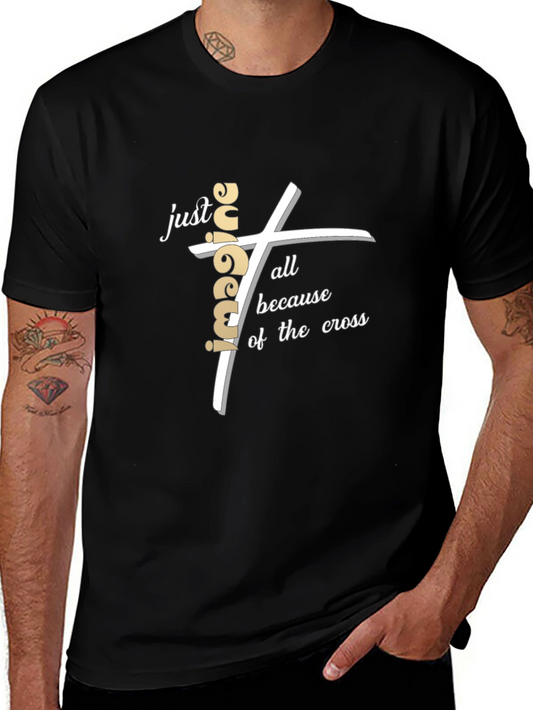 Faith Based T-Shirt - Imagine All Because of the Cross