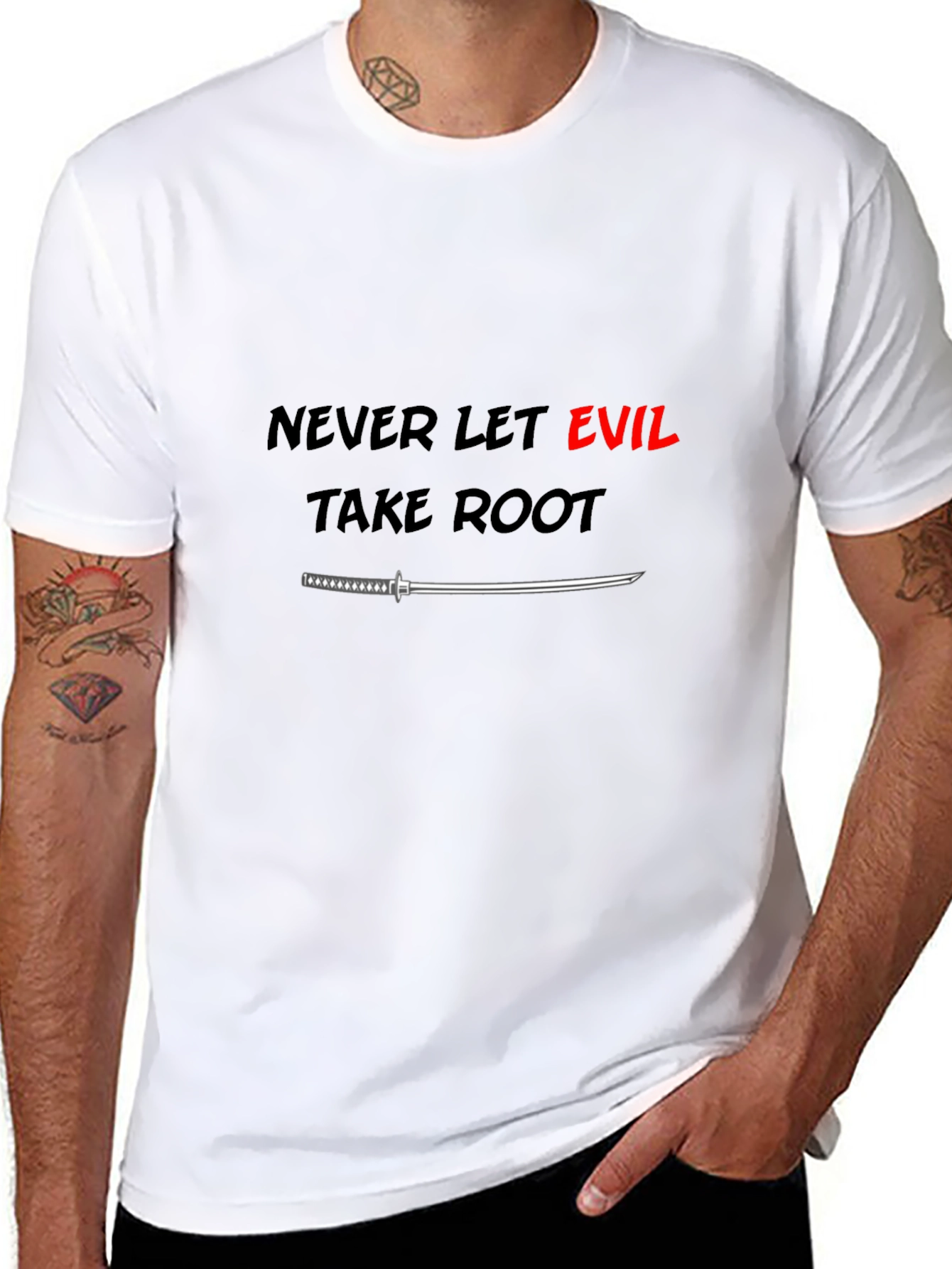 Never Let Evil Take Root T-Shirt