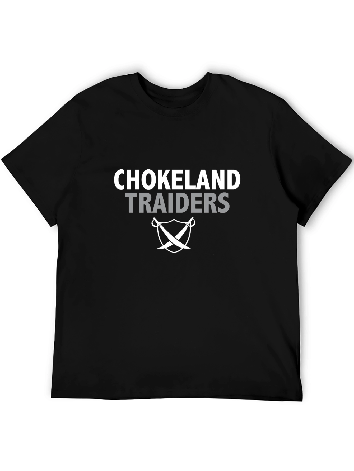 Chokeland Traiders Black Graphic T-Shirt
