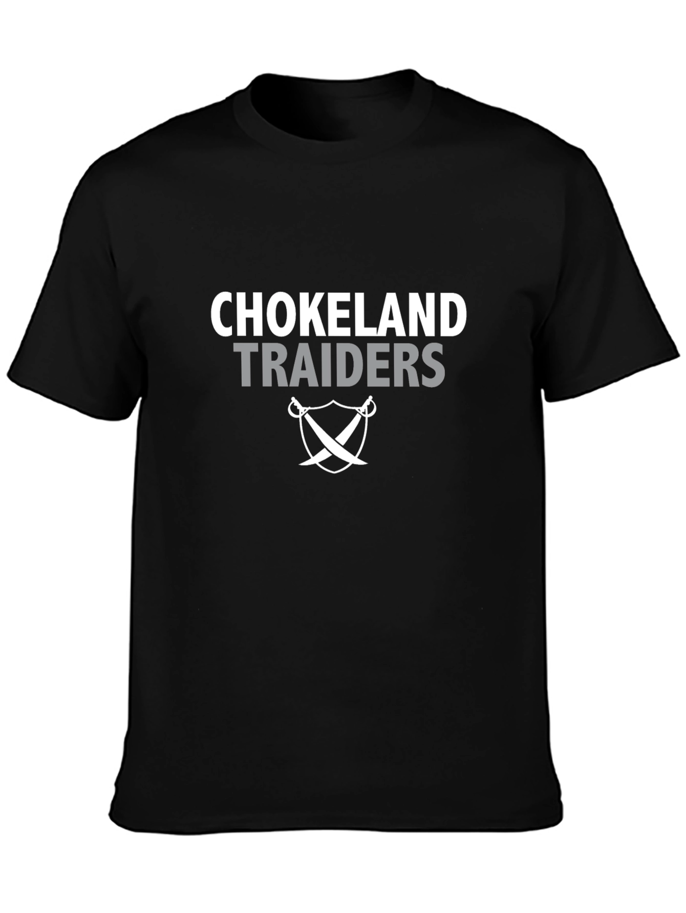 Chokeland Traiders Black Graphic T-Shirt