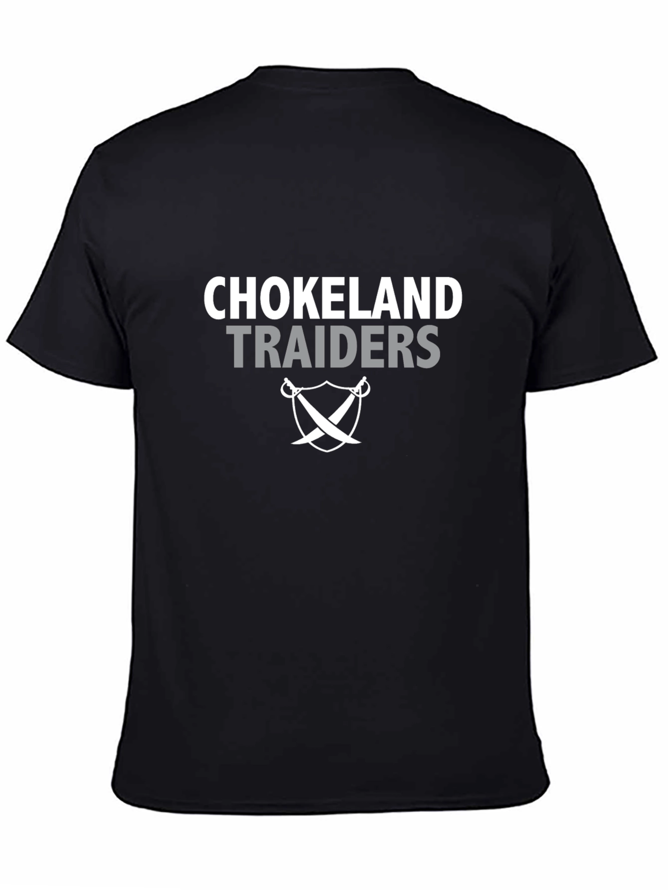 Chokeland Traiders Black Graphic T-Shirt