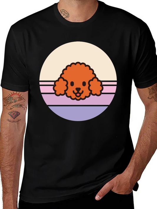 Retro Poodle Graphic Tee - Comfort & Style