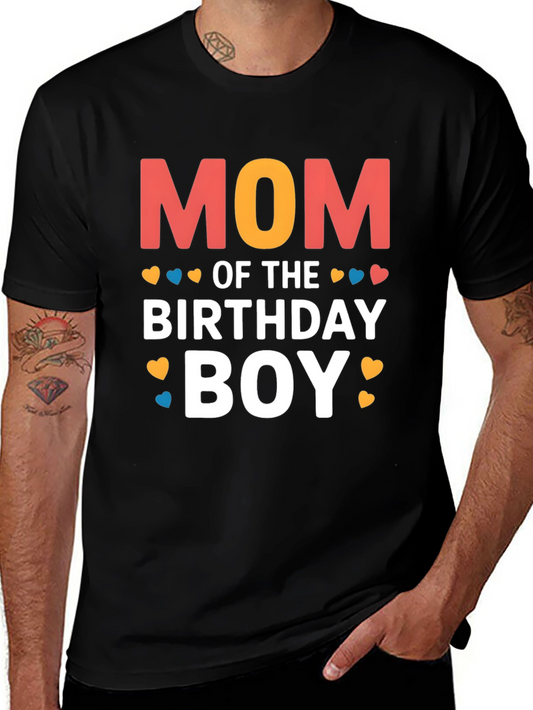 Mom of the Birthday Boy Graphic T-Shirt