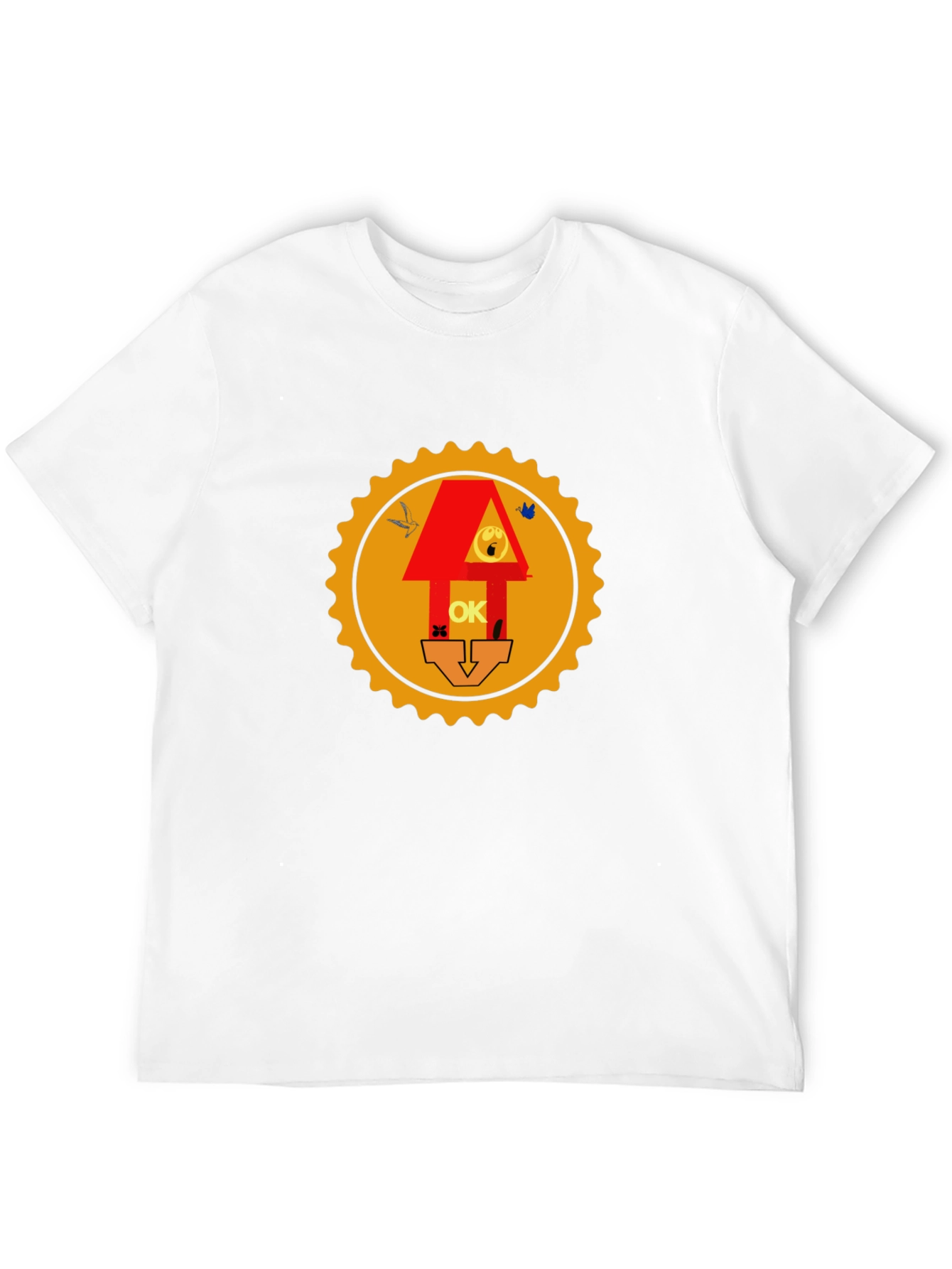 Graphic Print Tee - Novelty Design
