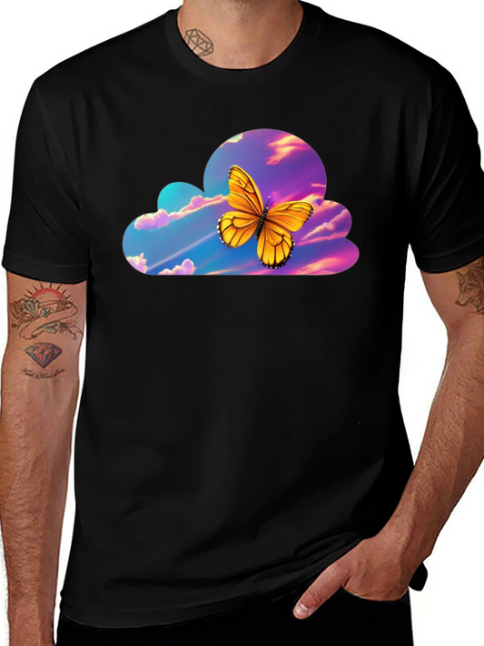 Butterfly Cloud Graphic T-Shirt