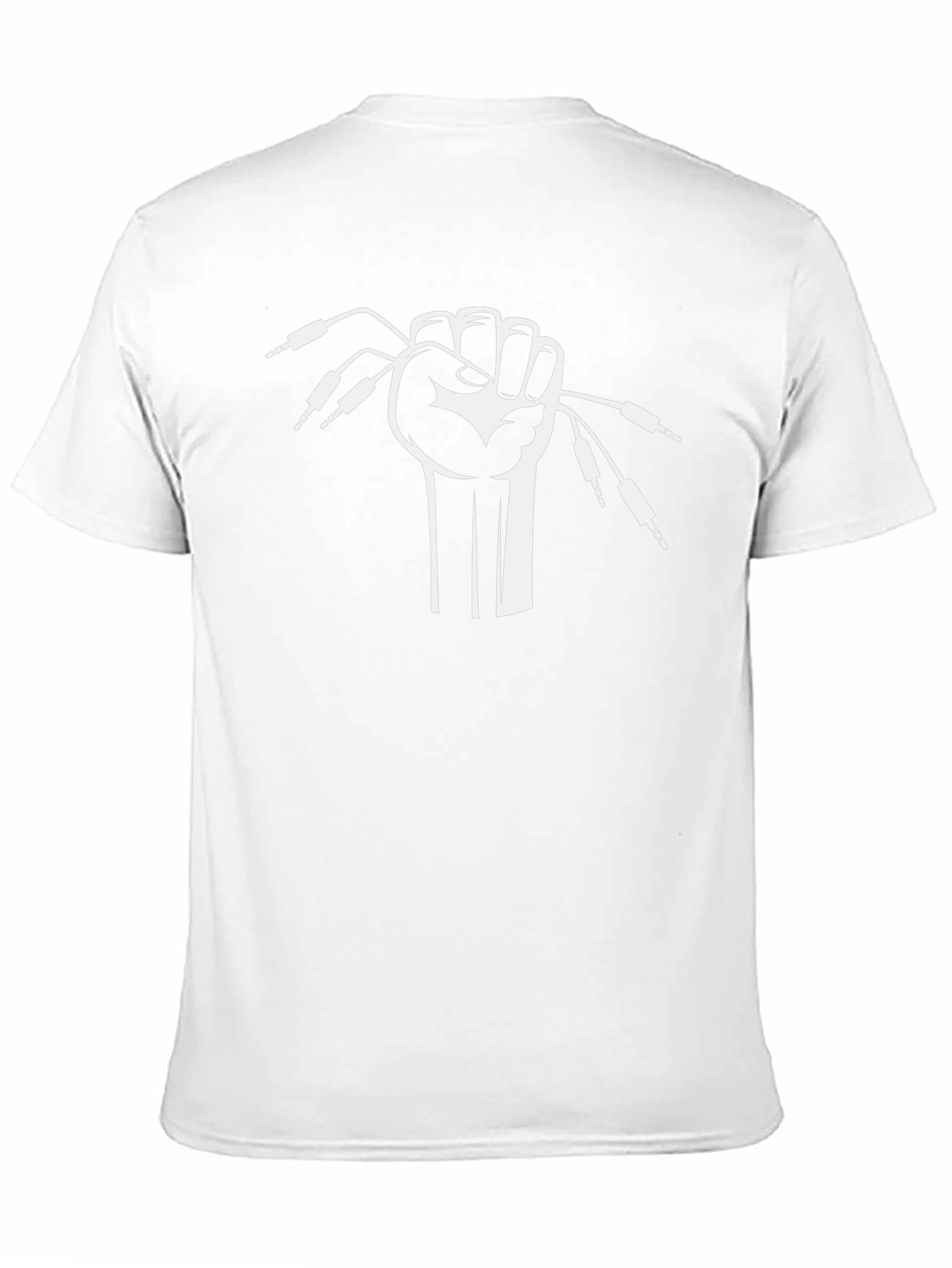 DJ Audio Cable Fist Graphic T-Shirt