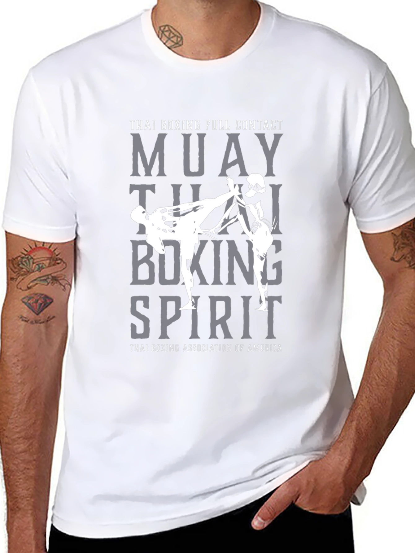 Muay Thai Boxing T-Shirt - Full Contact Spirit