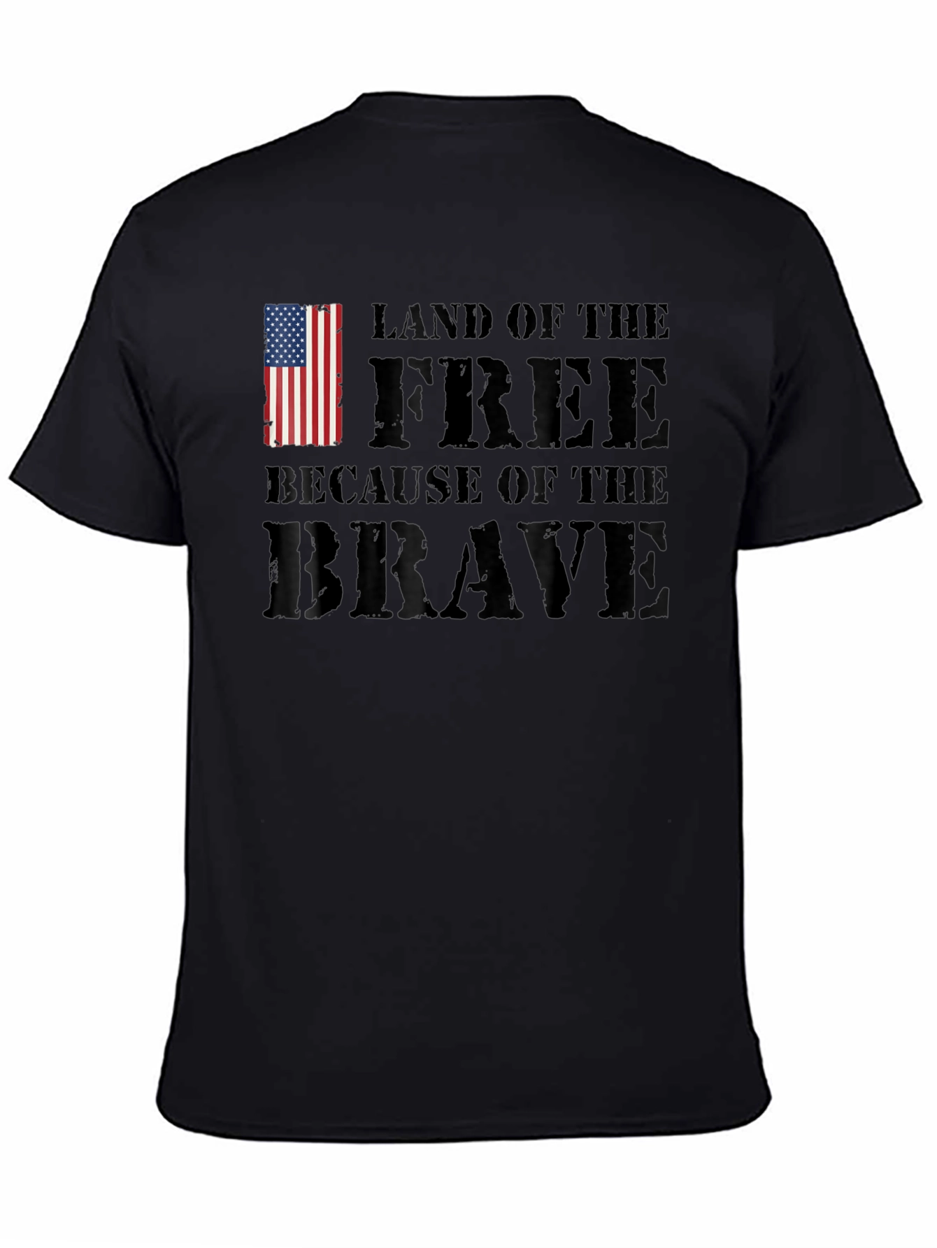 Land of the Free Patriotic Graphic T-Shirt