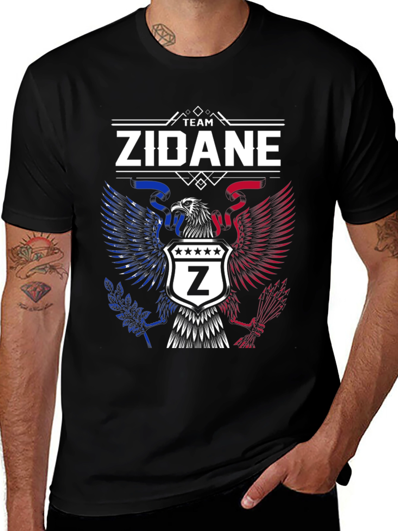 Zidane Team Black T-Shirt