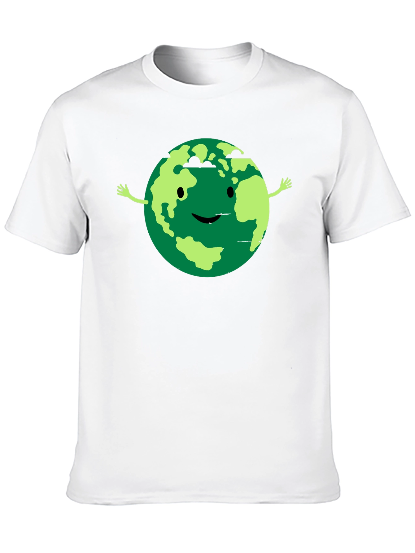Earth Smiling Graphic T-Shirt