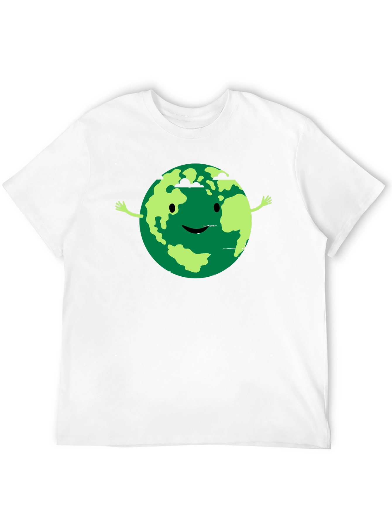 Earth Smiling Graphic T-Shirt