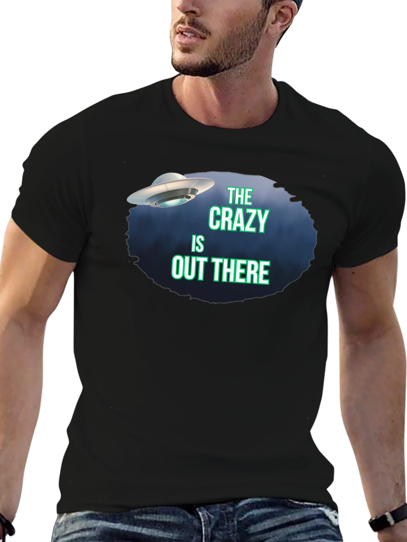 The Crazy Is Out There UFO Graphic Tee