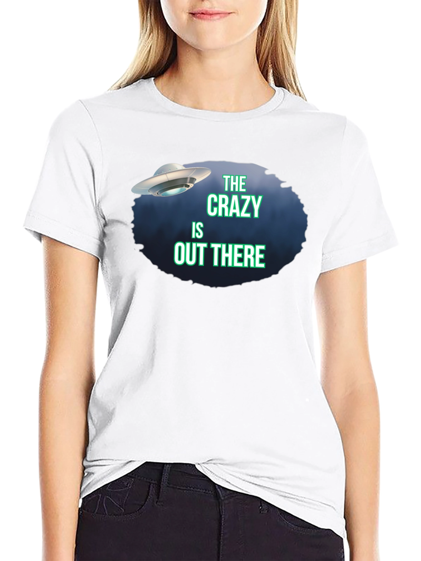 The Crazy Is Out There UFO Graphic Tee