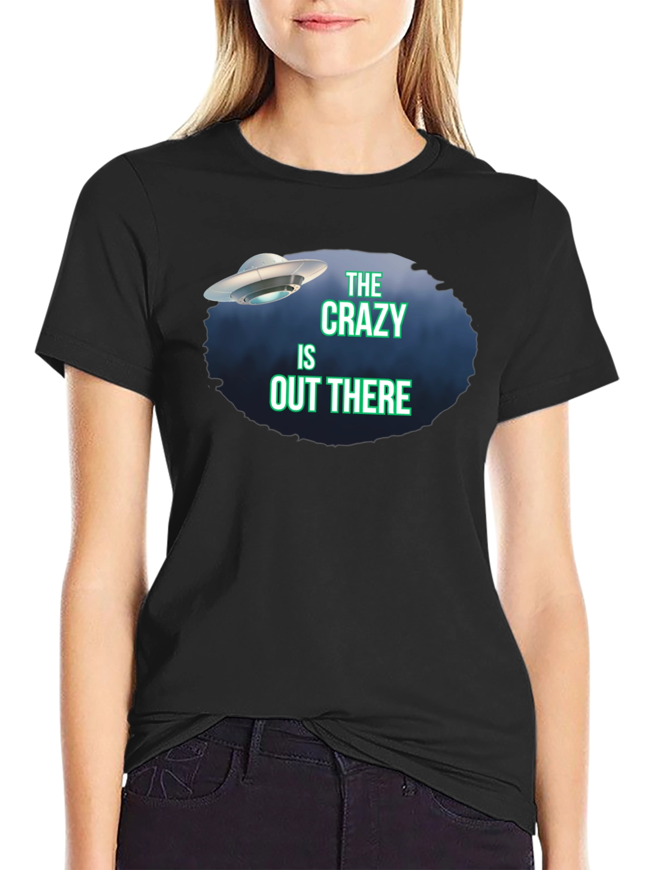 The Crazy Is Out There UFO Graphic Tee