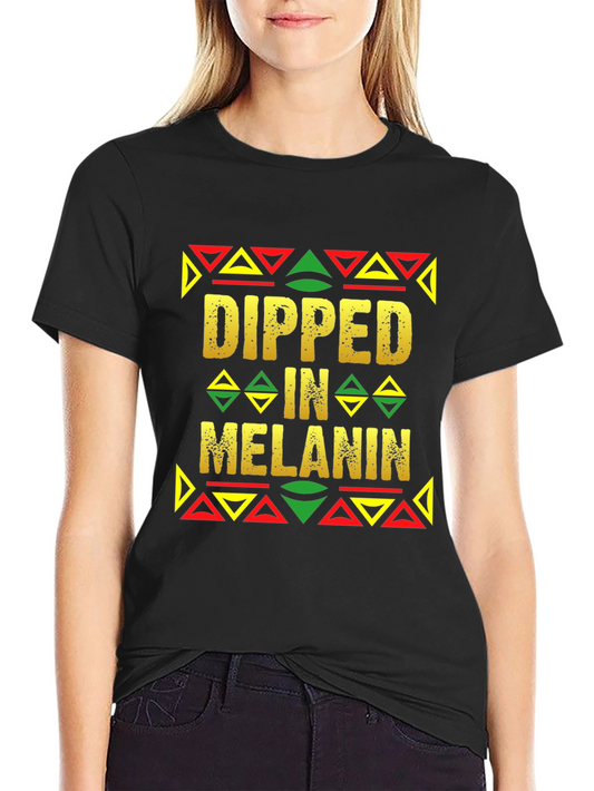 Dipped In Melanin Graphic Tee