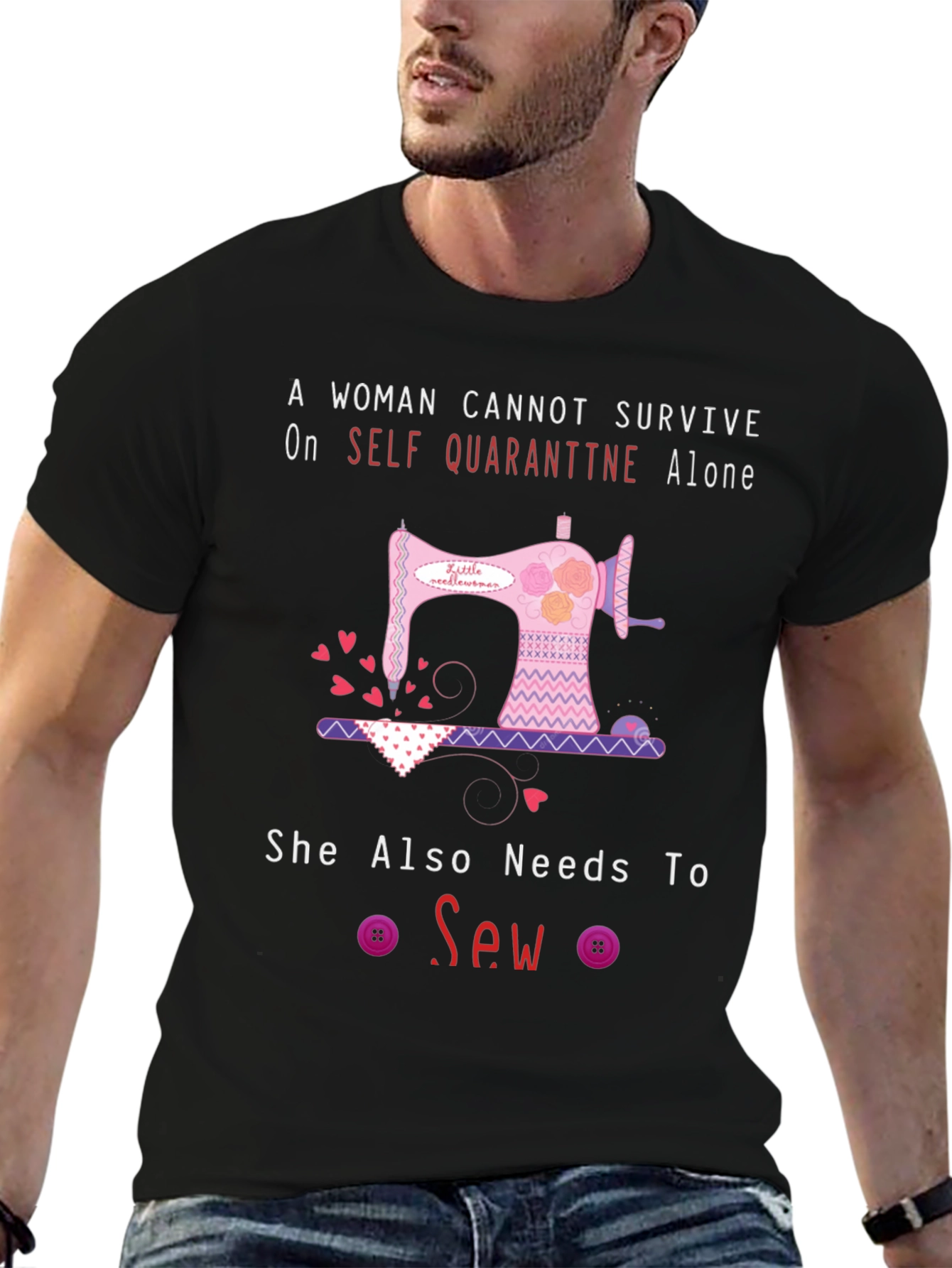 Sewing Lover T-Shirt: Self-Quarantine Needs