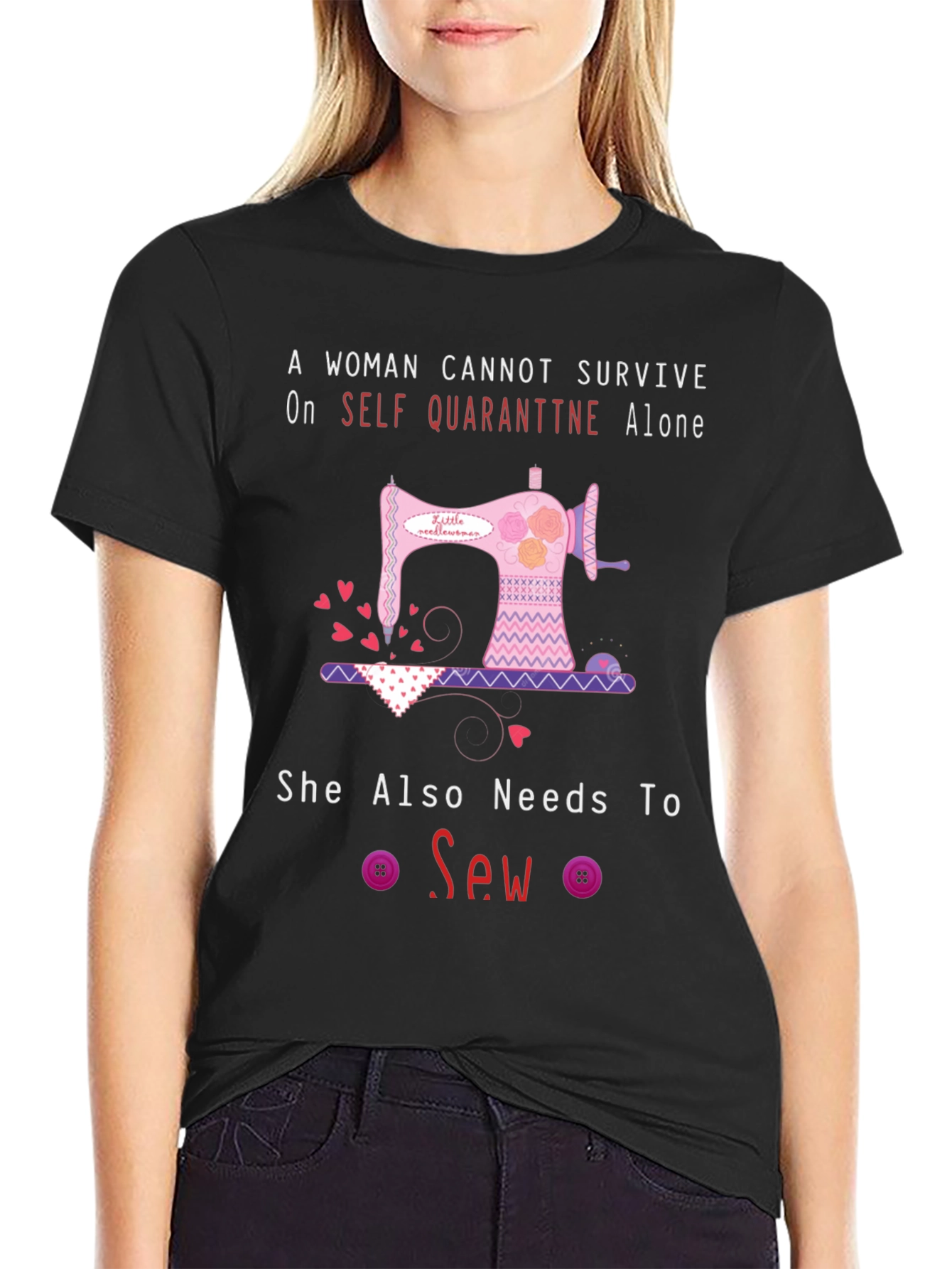 Sewing Lover T-Shirt: Self-Quarantine Needs