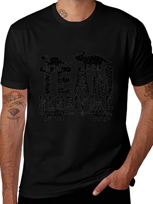 Team Herbivore Black Graphic T-Shirt