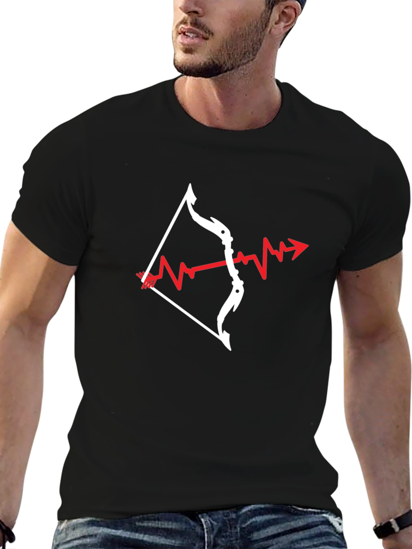 Archers Heartbeat Tee - Black