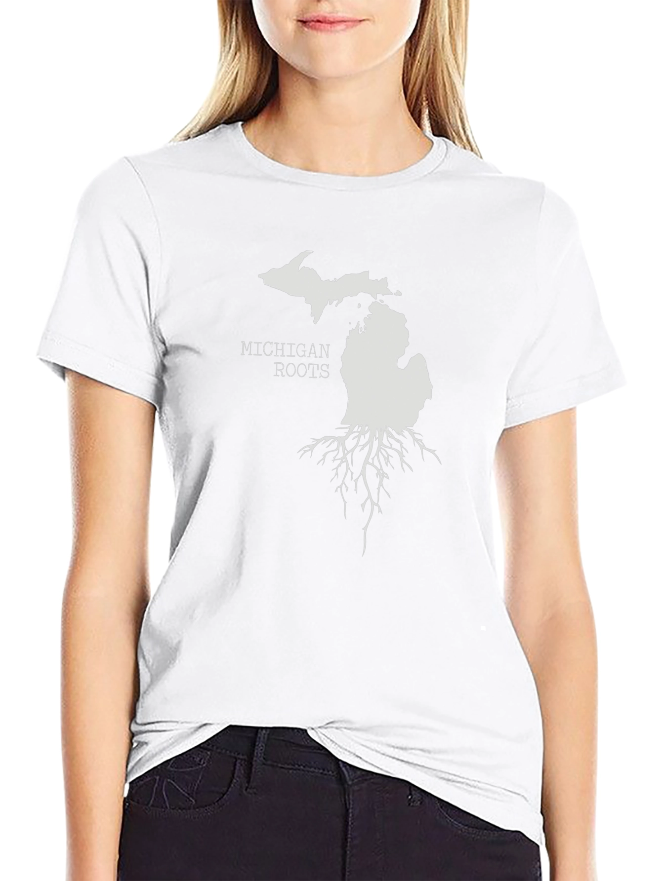 Michigan Roots Graphic Tee - Black