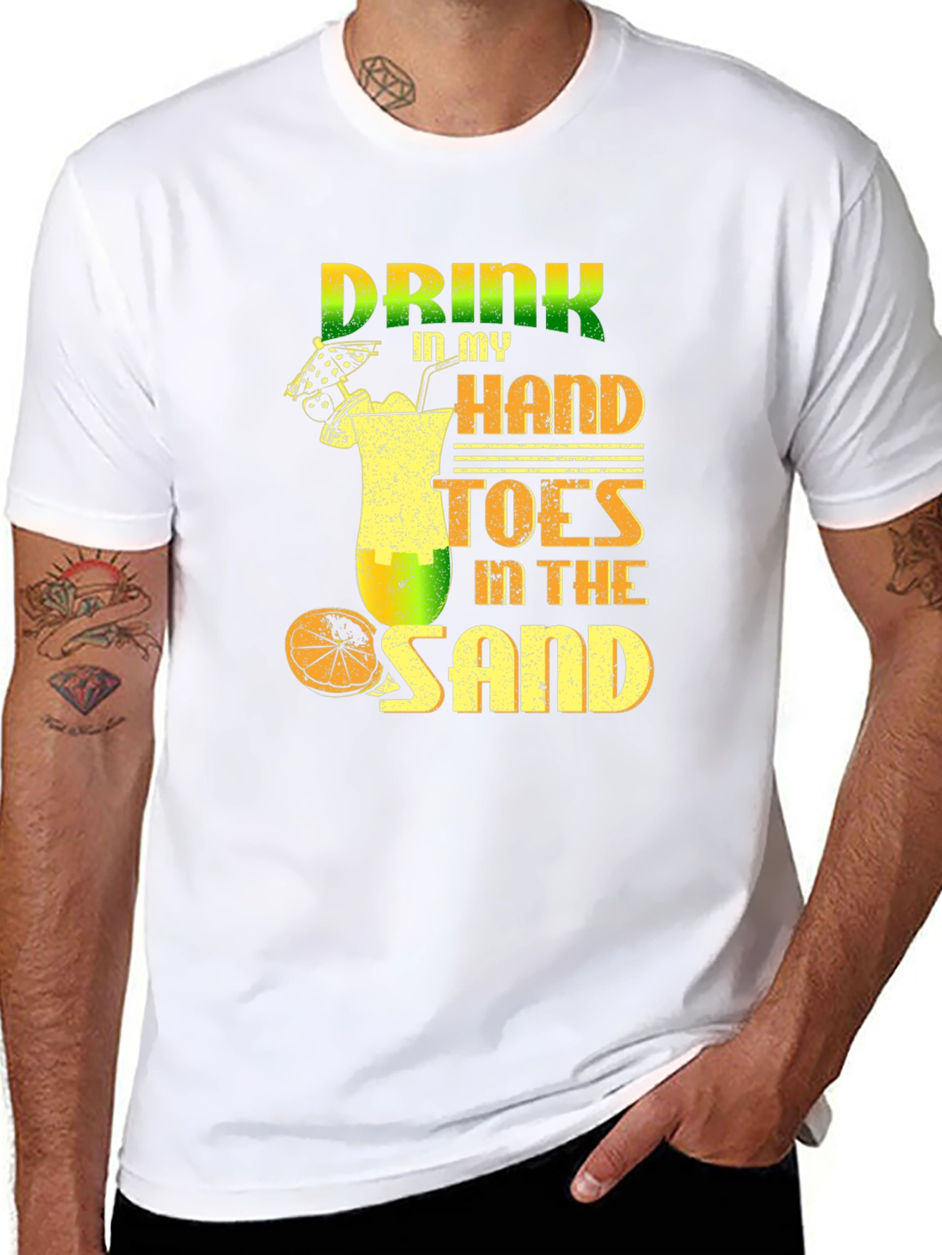 Drink in My Hand T-Shirt - Summer Vacation Vibes