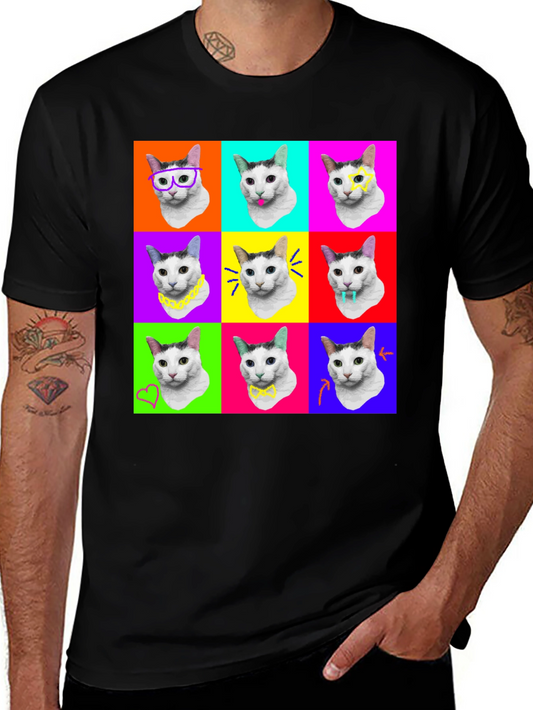 Pop Art Cat T-Shirt