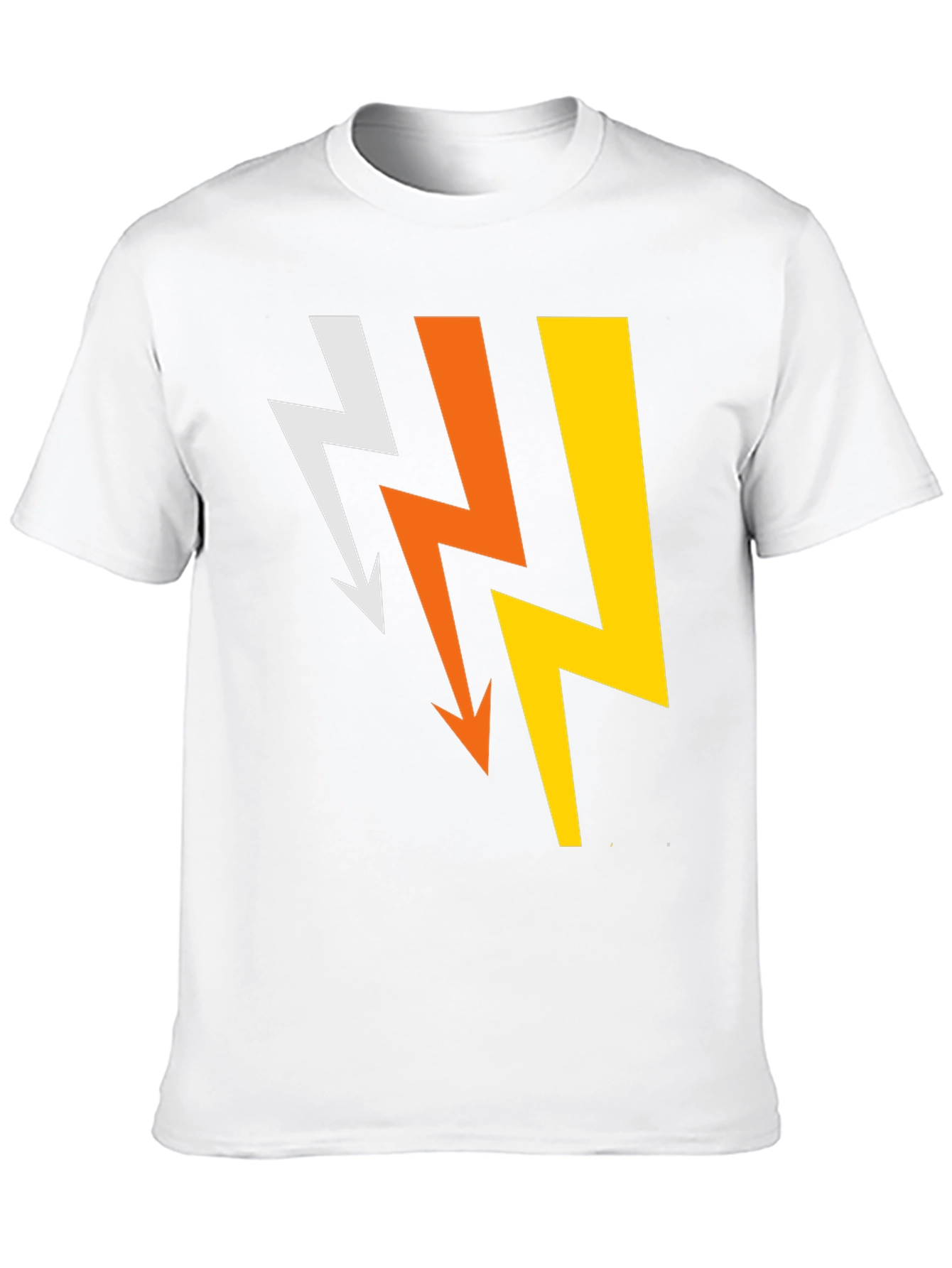 Lightning Bolt Graphic Tee - Mens Black T-Shirt