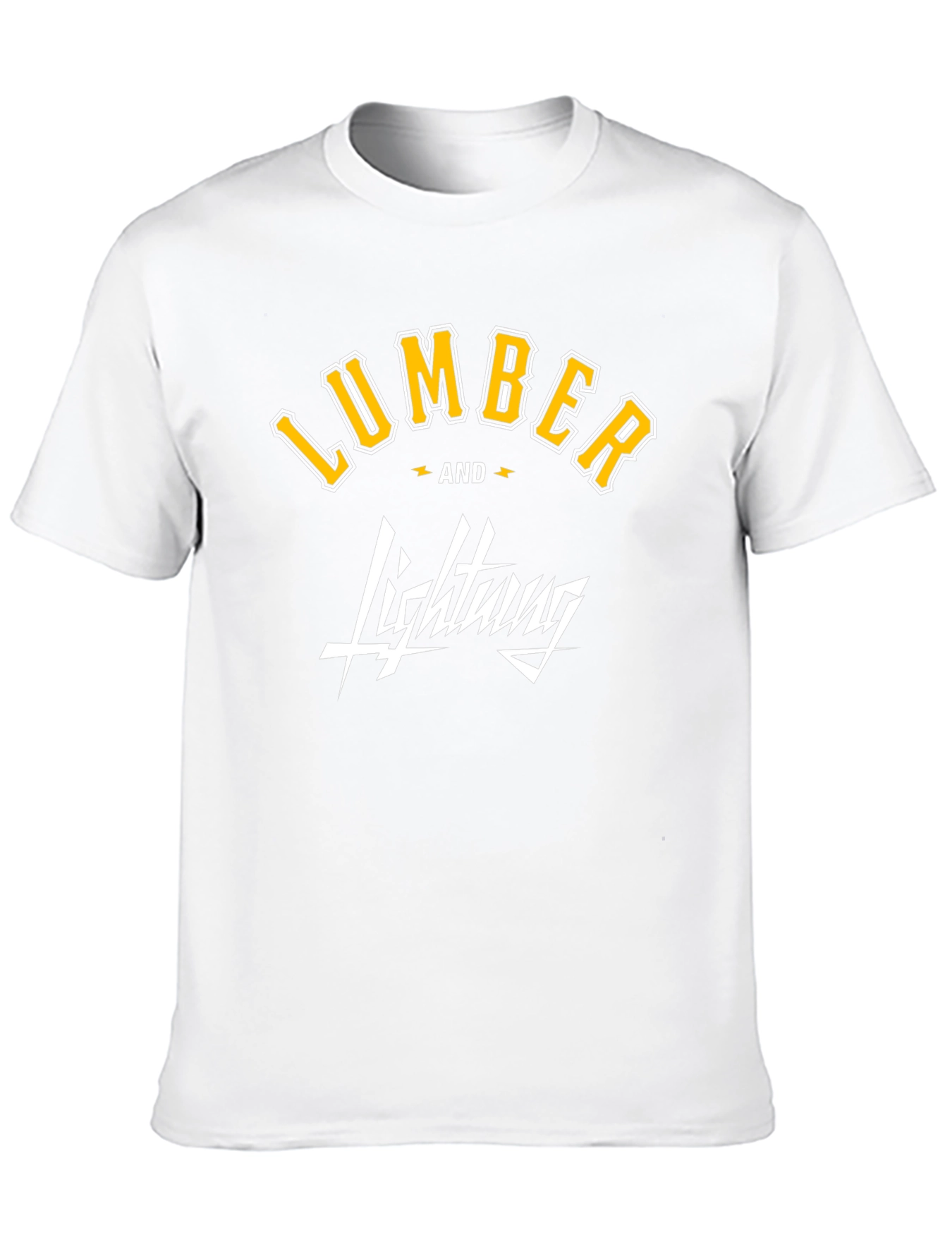 Lumber and Lightning Graphic T-Shirt - Black