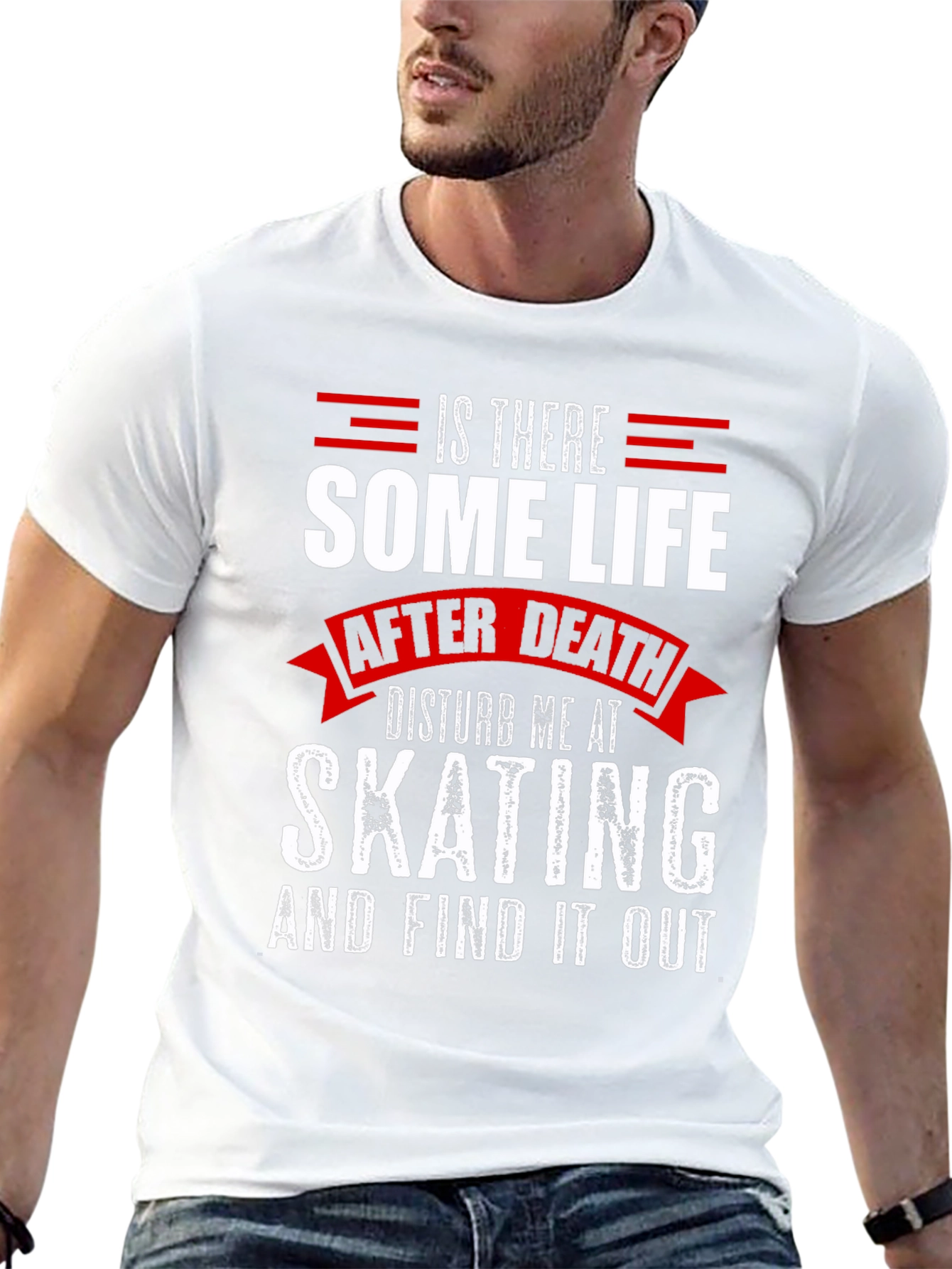 Is There Some Life After Death Skating T-Shirt
