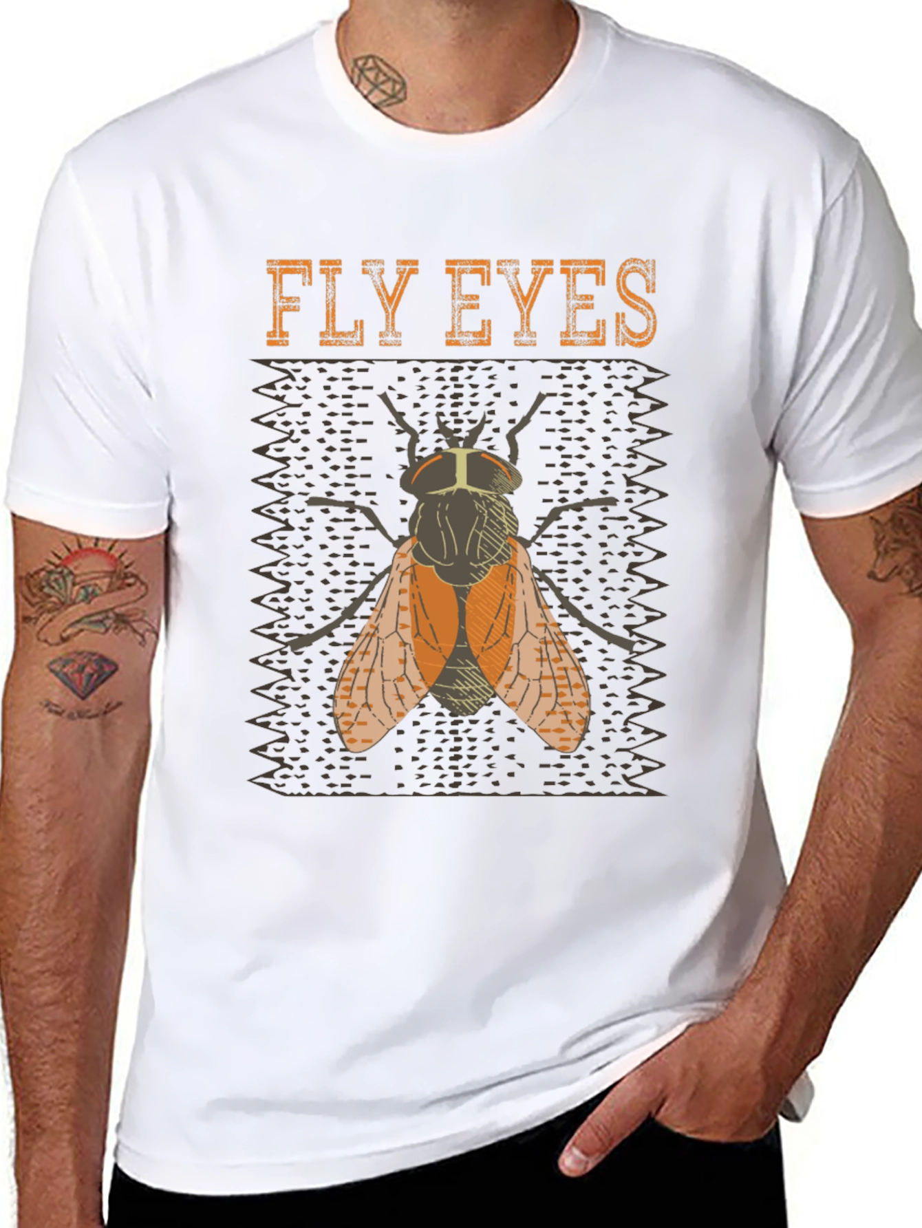 Fly Eyes Graphic T-Shirt - Insect Lovers Tee