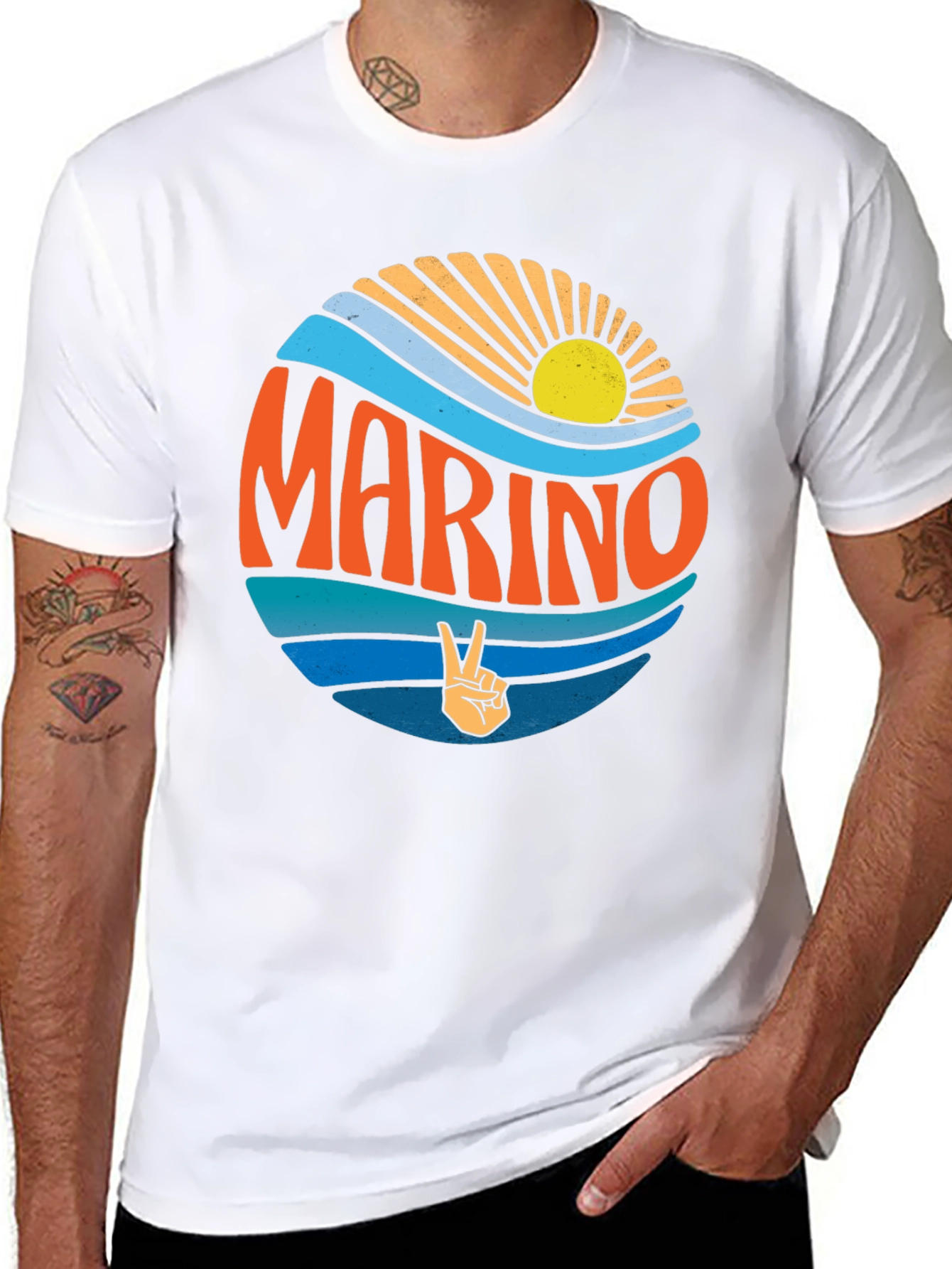 Marino Retro Graphic T-Shirt