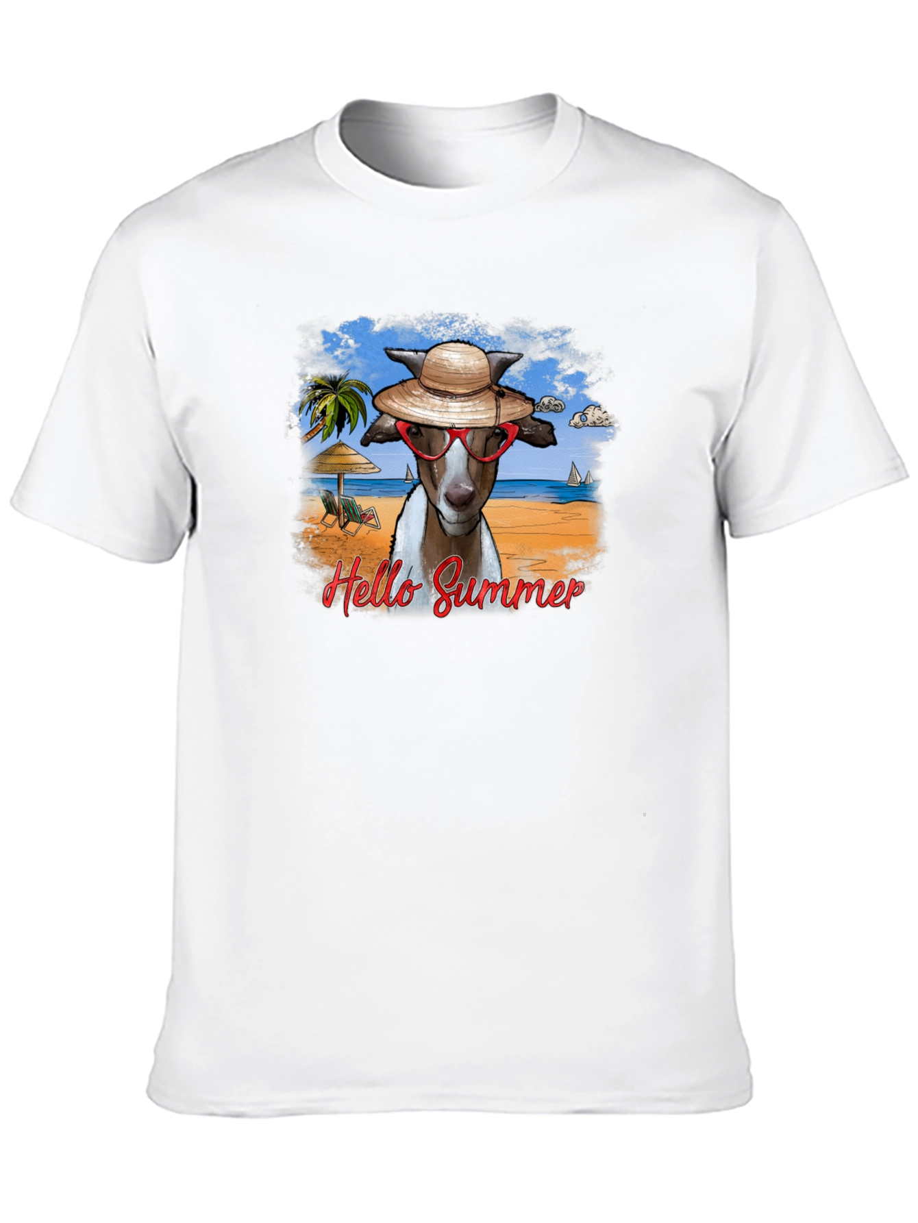 Hello Summer Goat T-Shirt