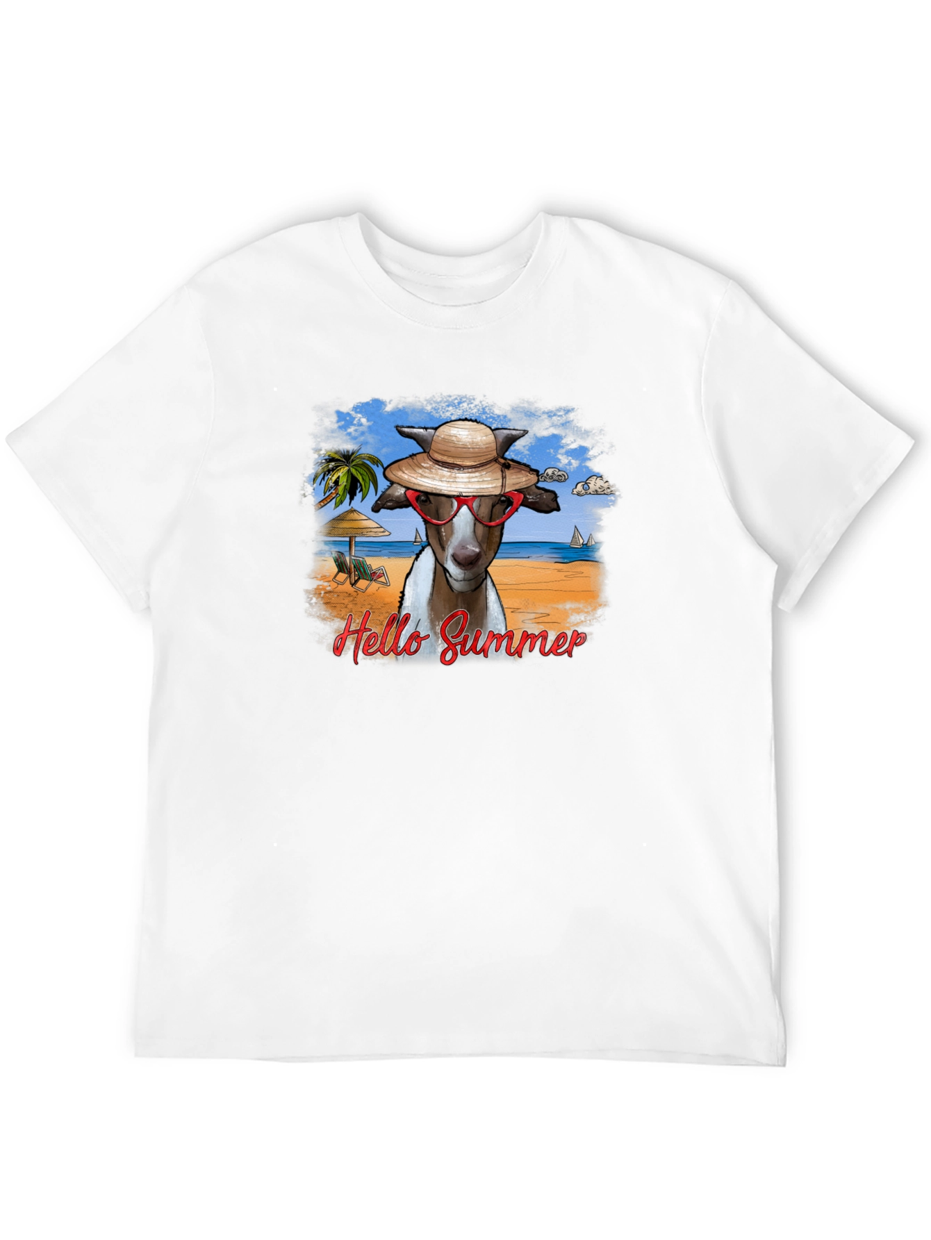 Hello Summer Goat T-Shirt