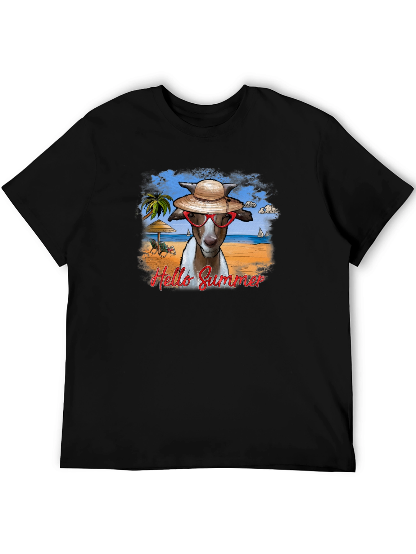 Hello Summer Goat T-Shirt