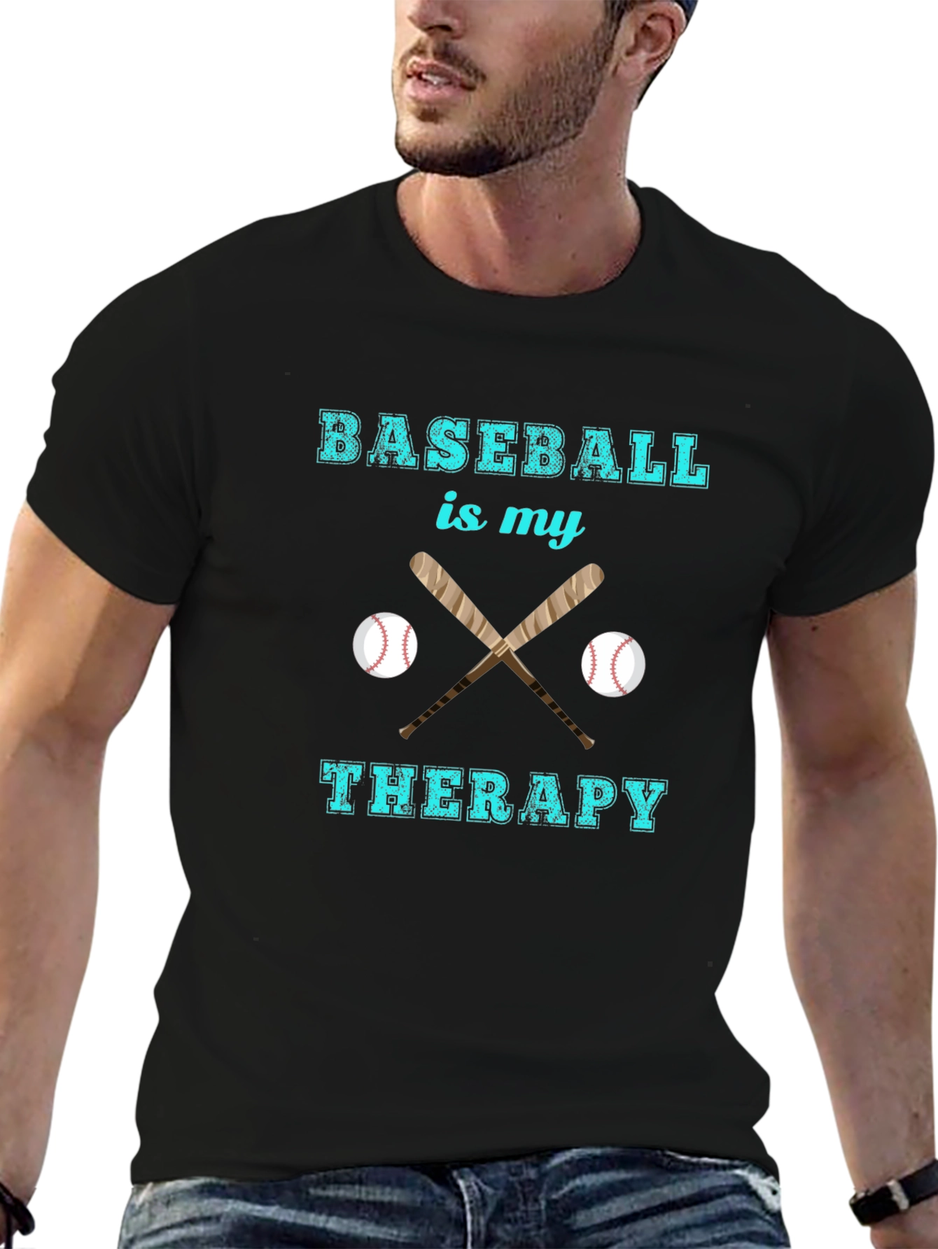 Baseball is My Therapy T-Shirt
