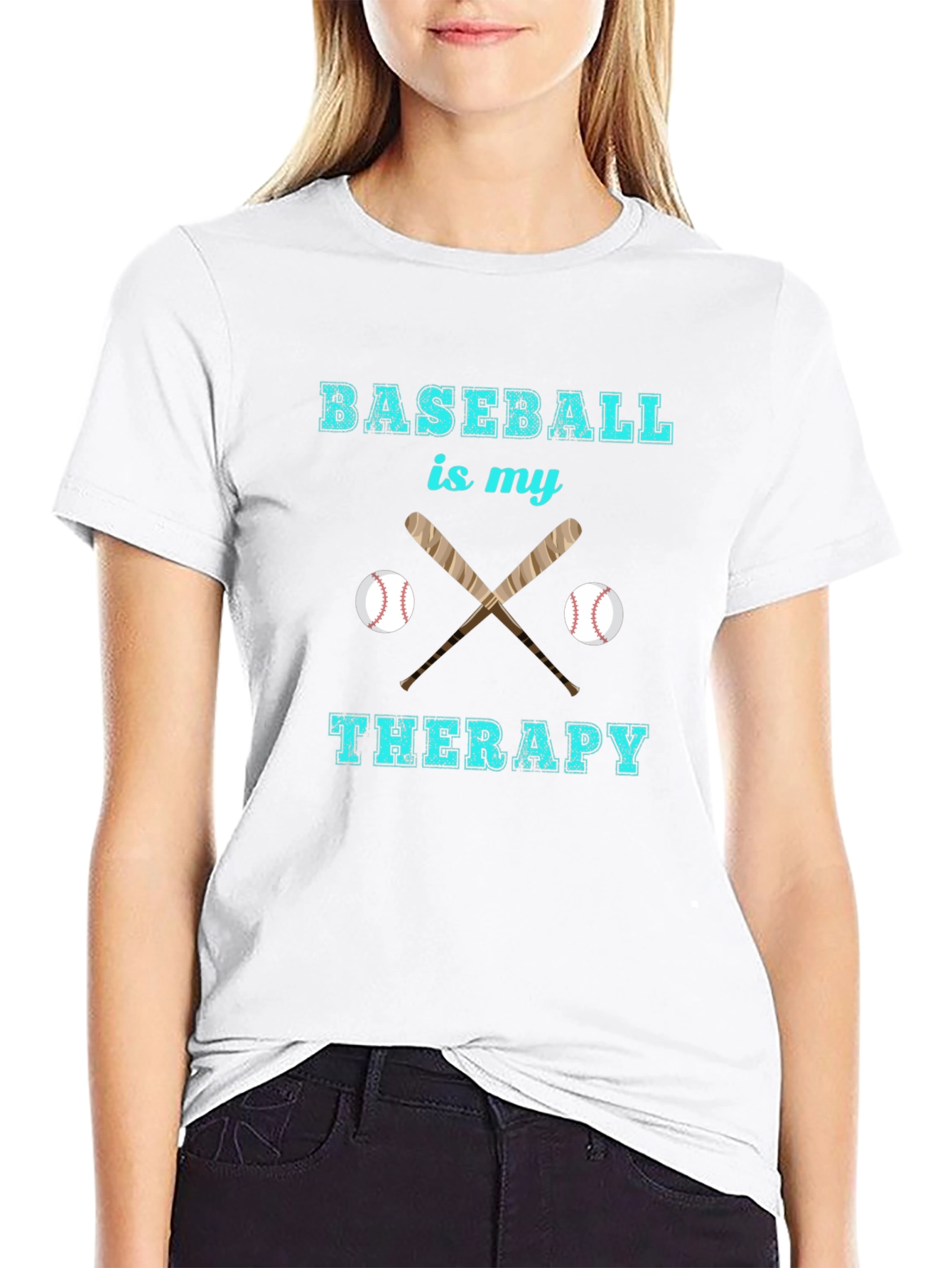 Baseball is My Therapy T-Shirt