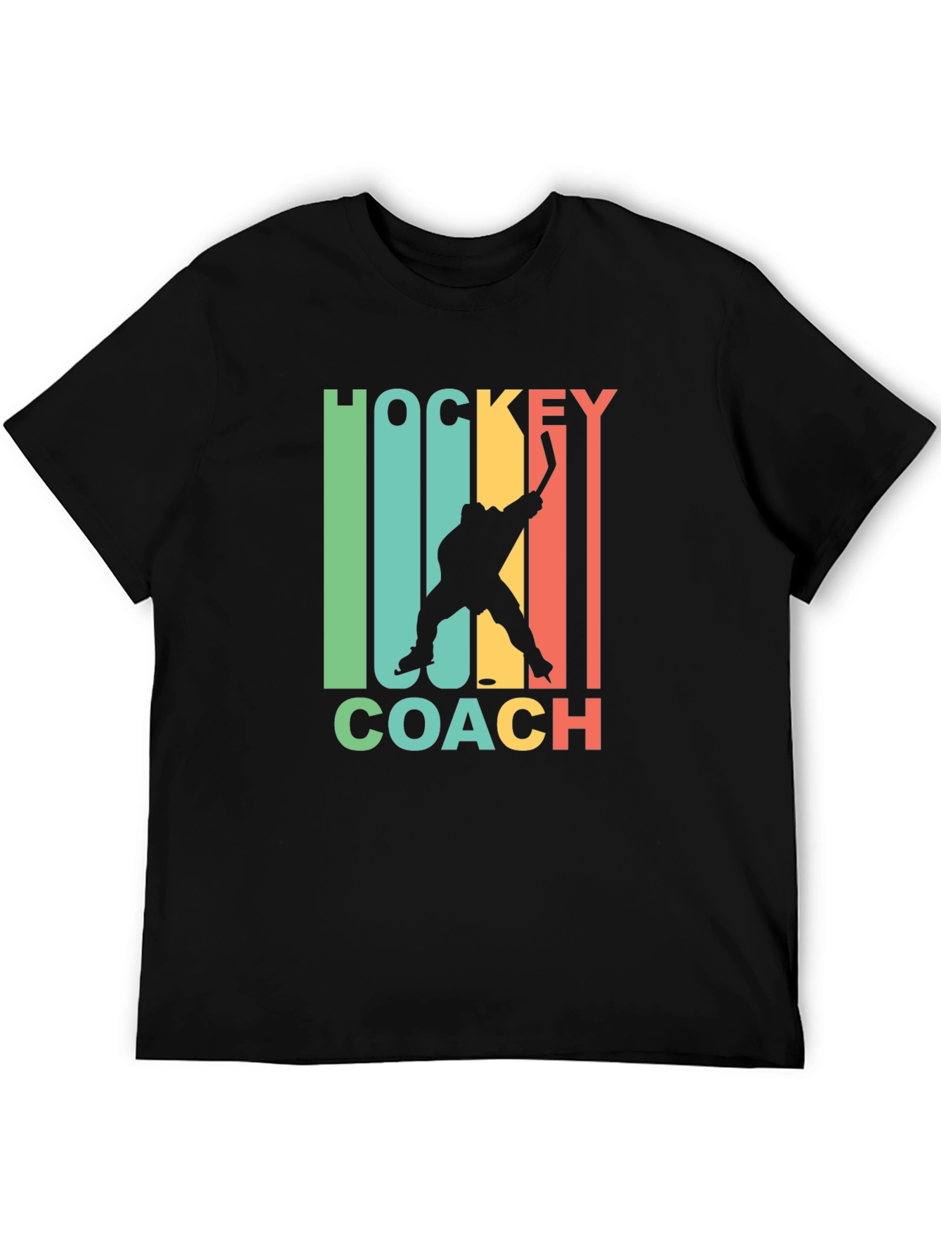 Hockey Coach Graphic Tee - Retro Style