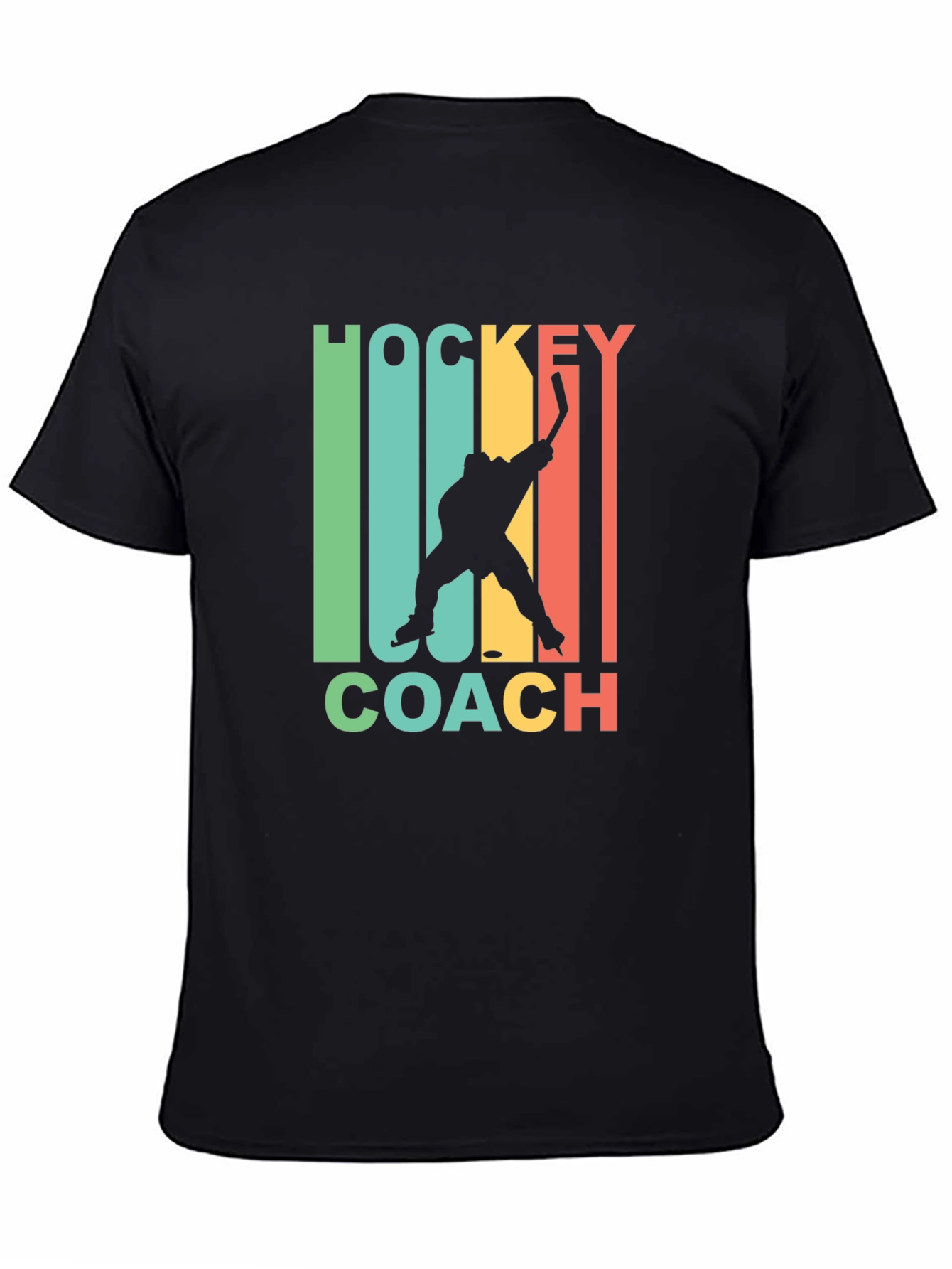 Hockey Coach Graphic Tee - Retro Style