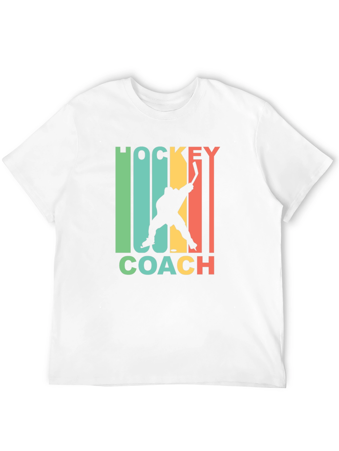 Hockey Coach Graphic Tee - Retro Style